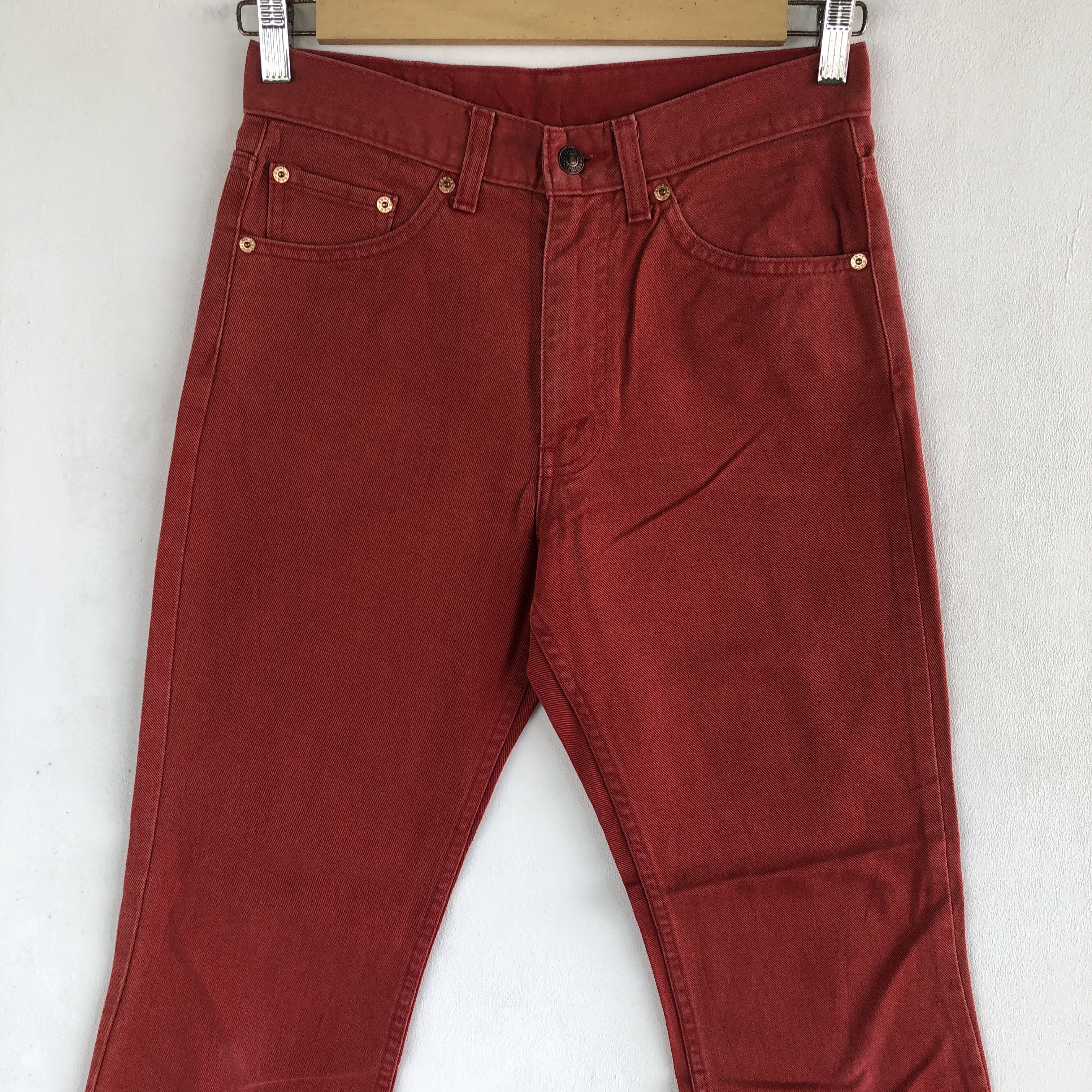 Levi's Vintage Levis 517 Flare Jeans Levi's 517 Faded Red Denim Size 28" / US 6 / IT 42 - 5 Thumbnail