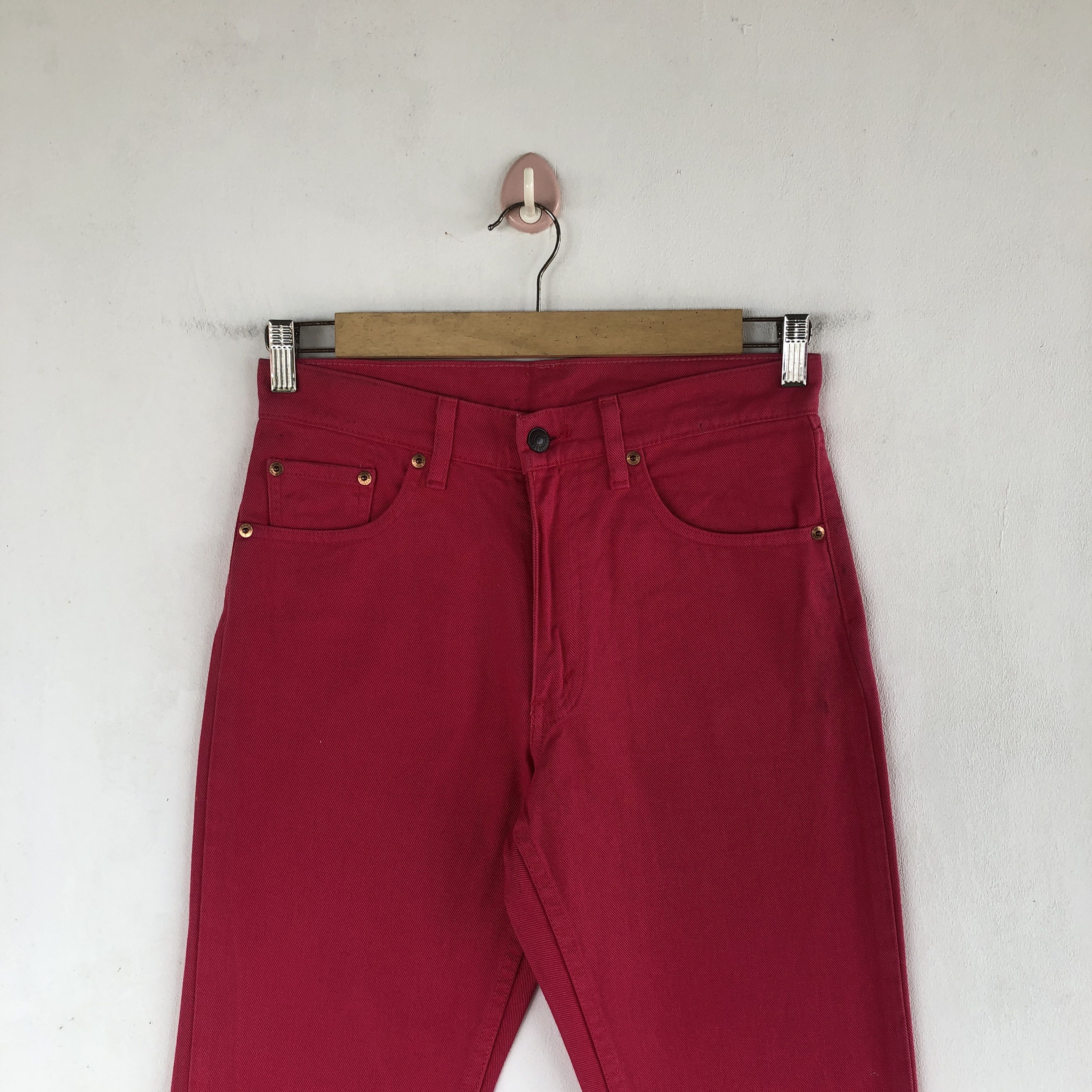 Levi's Vintage Levis Jeans Pink Levi's 554 Denim Pants Size 28" / US 6 / IT 42 - 3 Thumbnail