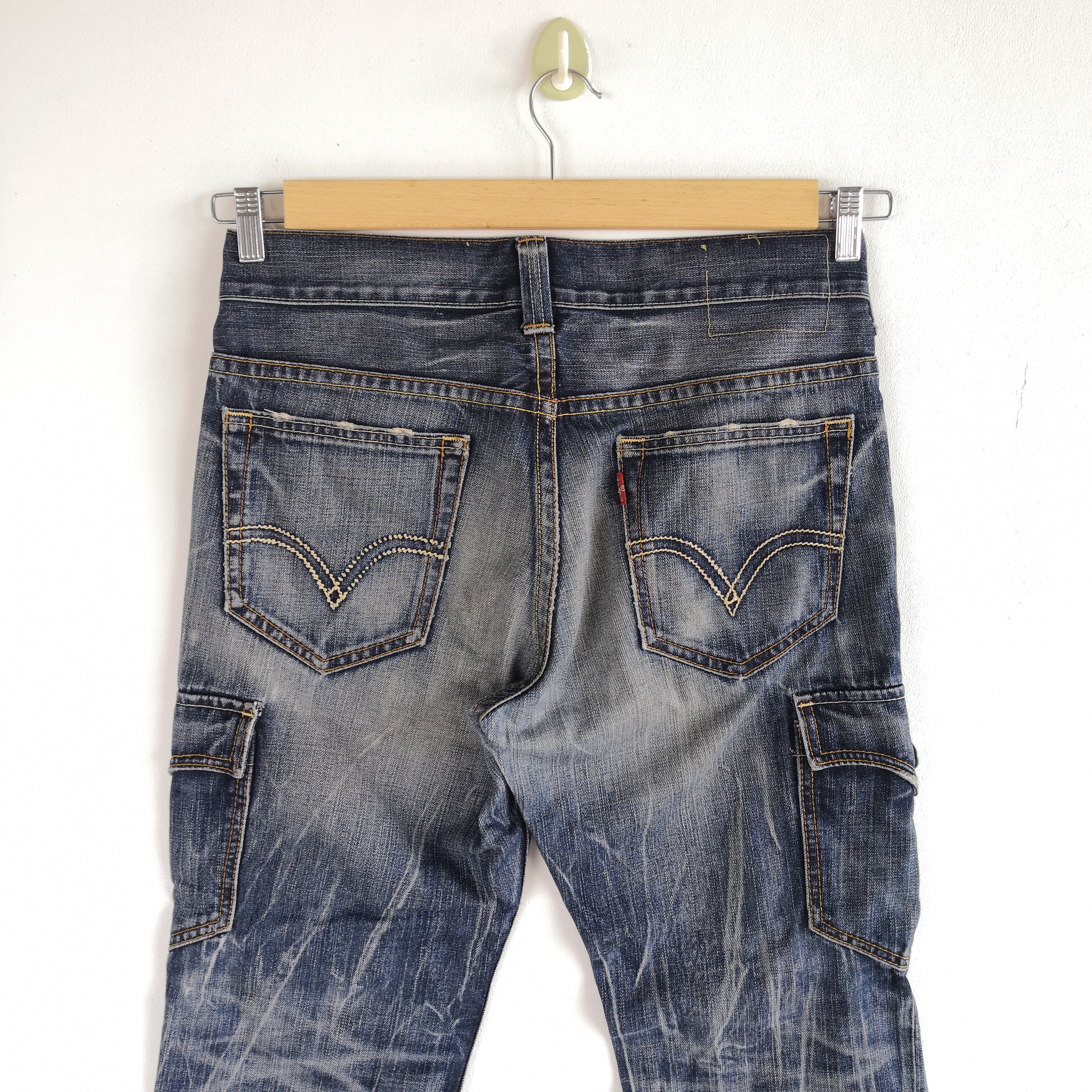 Levi's Vintage Levis Jeans Multi Pocket Cargo Pants Denim Size US 32 / EU 48 - 6 Thumbnail