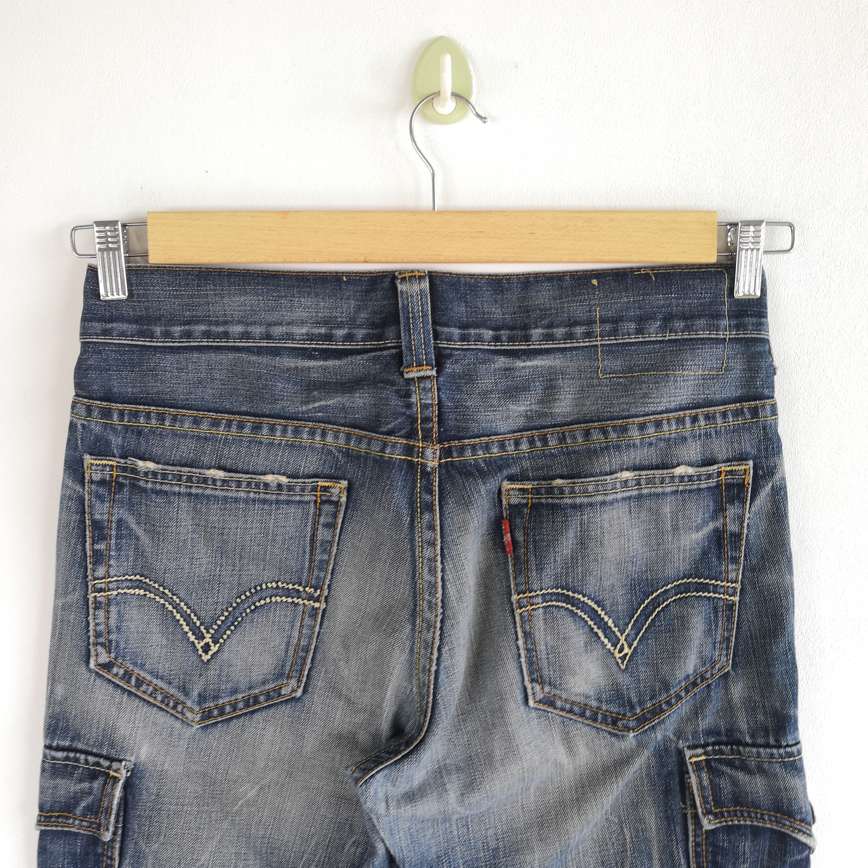 Levi's Vintage Levis Jeans Multi Pocket Cargo Pants Denim Size US 32 / EU 48 - 5 Thumbnail