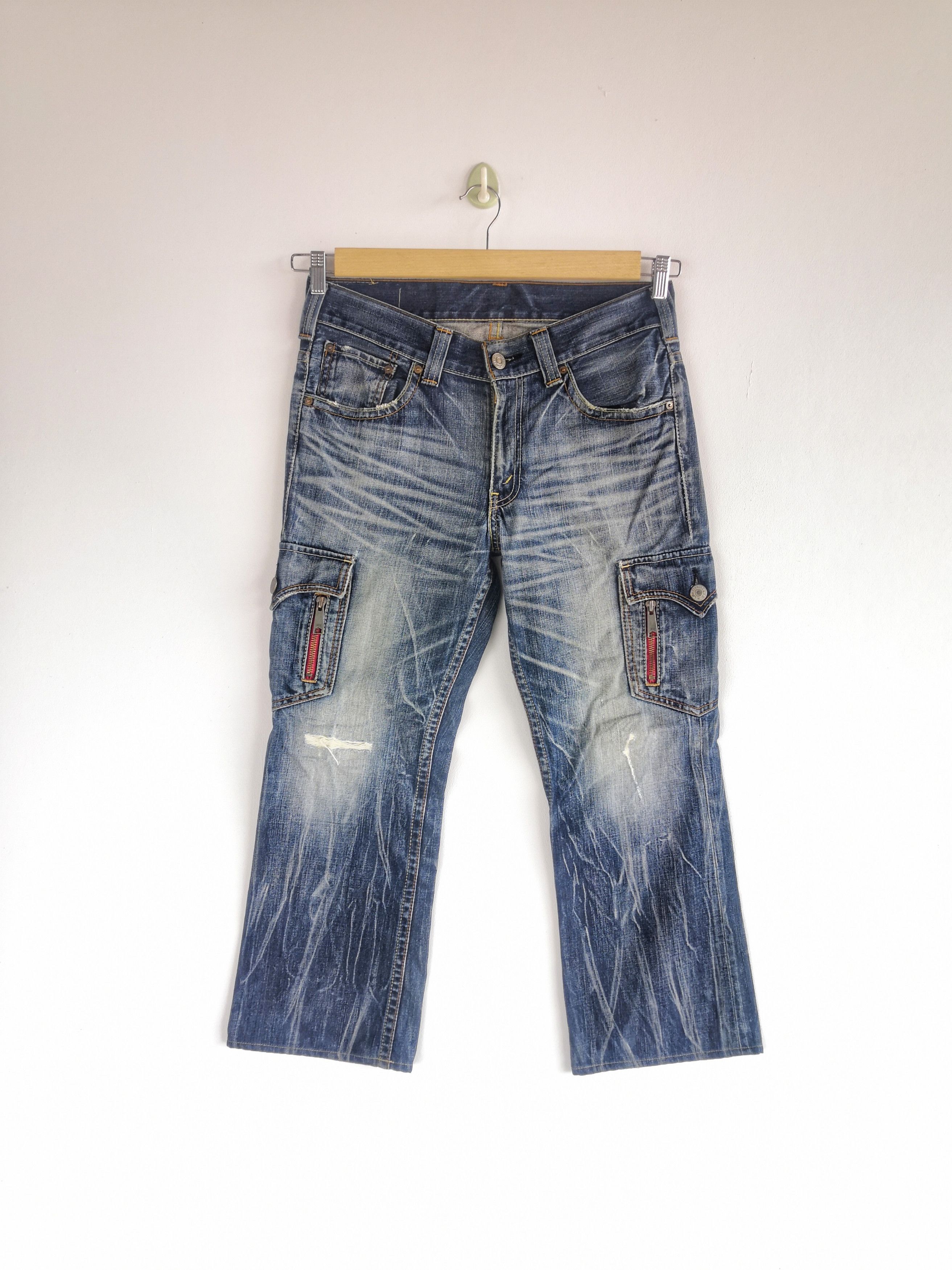 Levi's Vintage Levis Jeans Multi Pocket Cargo Pants Denim Size US 32 / EU 48 - 1 Thumbnail