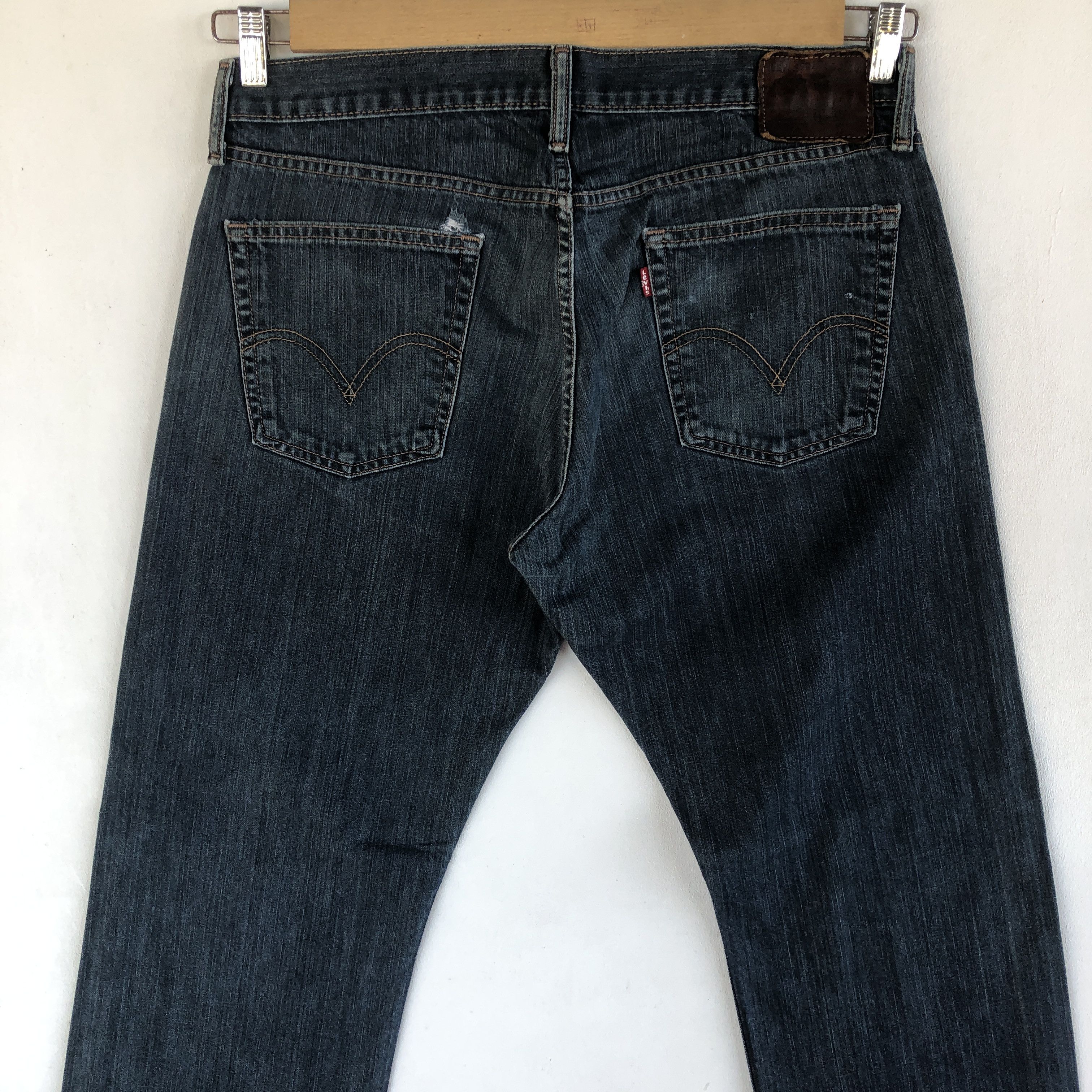 Levi's Vintage Y2K Levis Baggy Jeans Levi's 514 Light Wash Denim Size US 34 / EU 50 - 6 Thumbnail