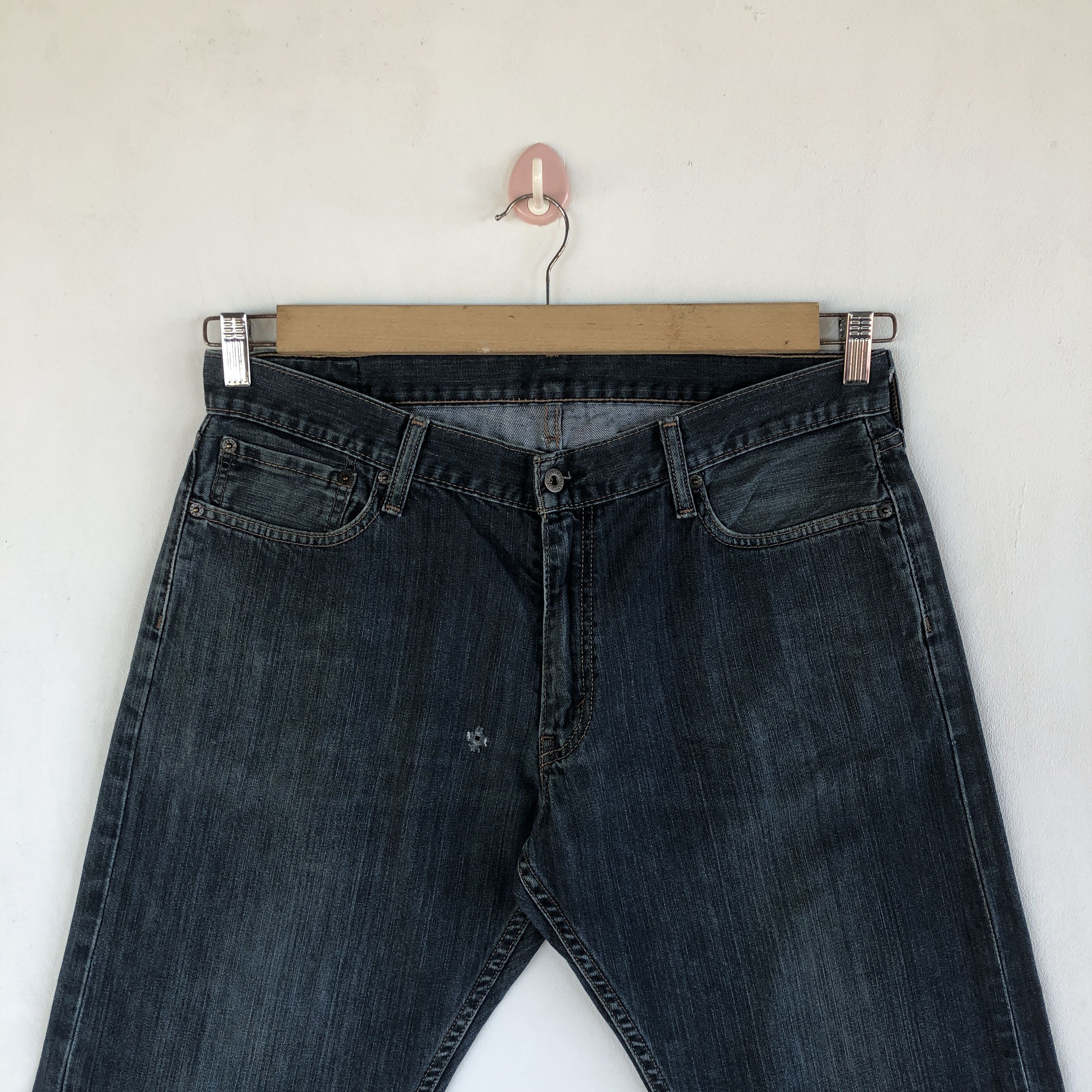 Levi's Vintage Y2K Levis Baggy Jeans Levi's 514 Light Wash Denim Size US 34 / EU 50 - 3 Thumbnail