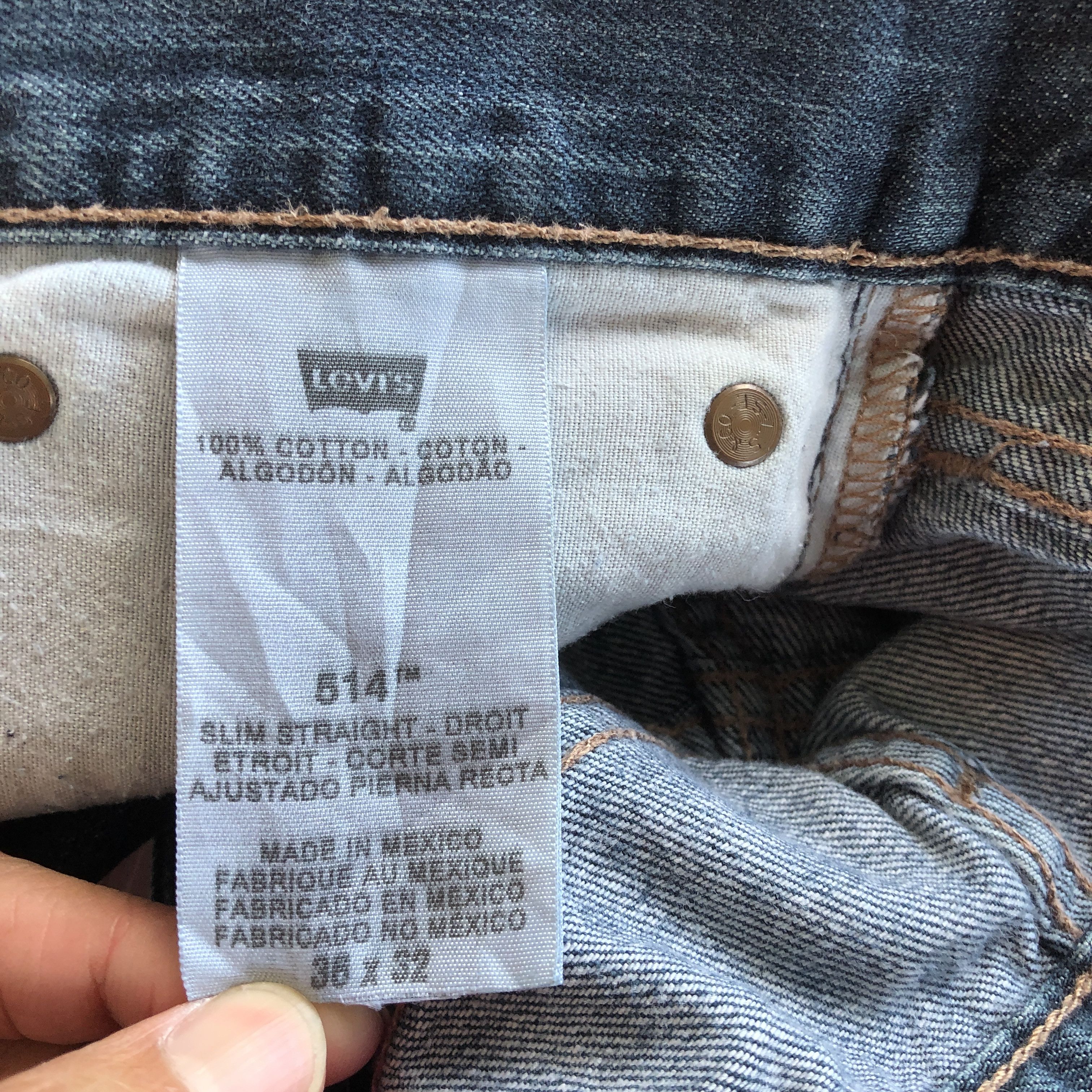 Levi's Vintage Y2K Levis Baggy Jeans Levi's 514 Light Wash Denim Size US 34 / EU 50 - 11 Thumbnail