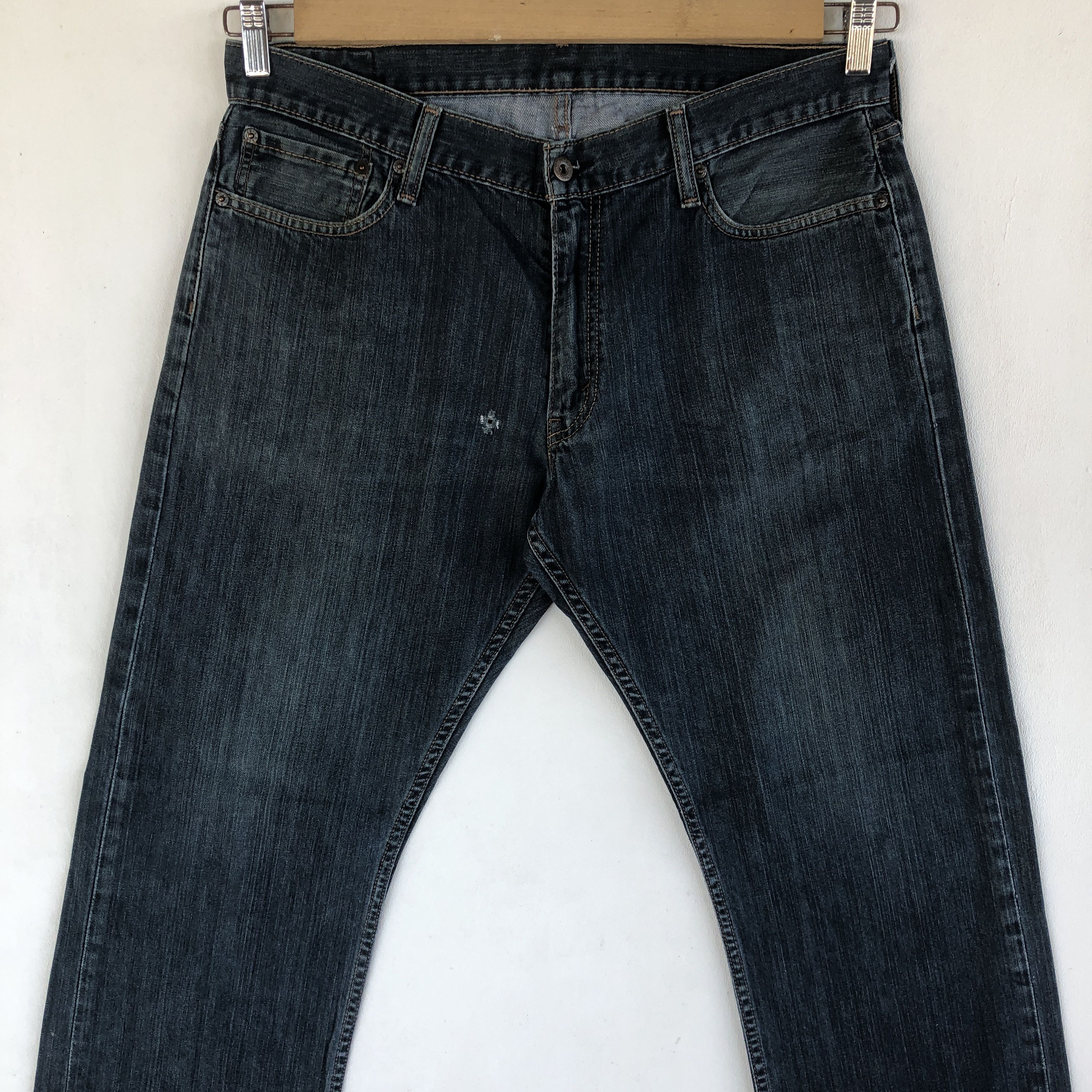 Levi's Vintage Y2K Levis Baggy Jeans Levi's 514 Light Wash Denim Size US 34 / EU 50 - 5 Thumbnail