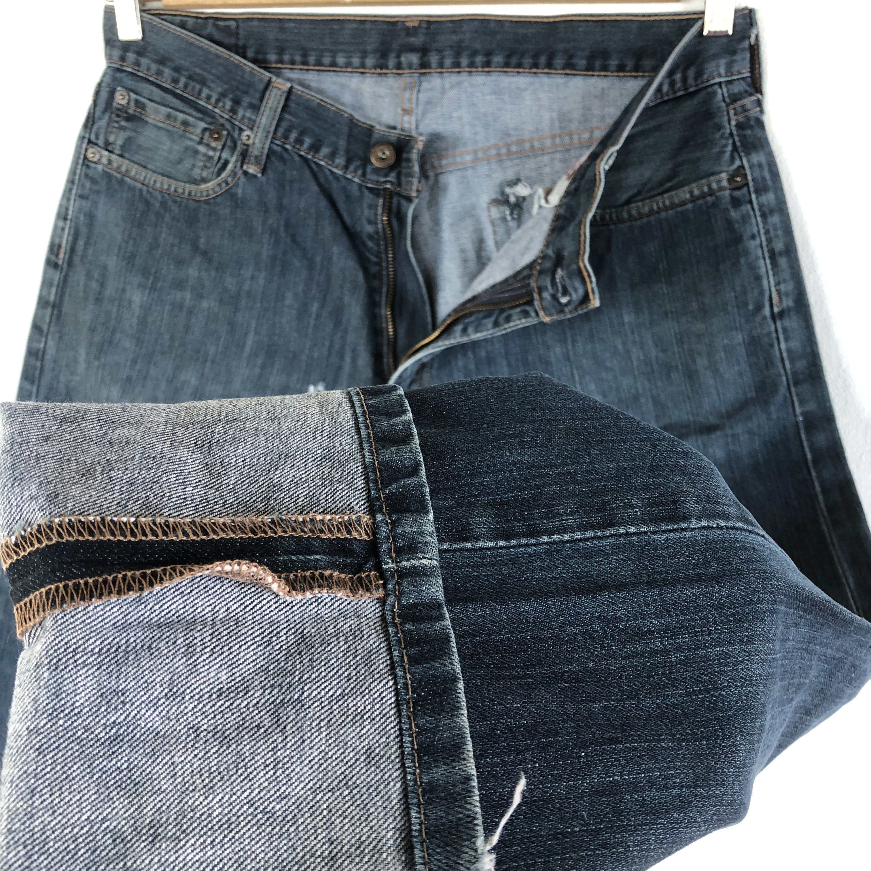 Levi's Vintage Y2K Levis Baggy Jeans Levi's 514 Light Wash Denim Size US 34 / EU 50 - 10 Thumbnail
