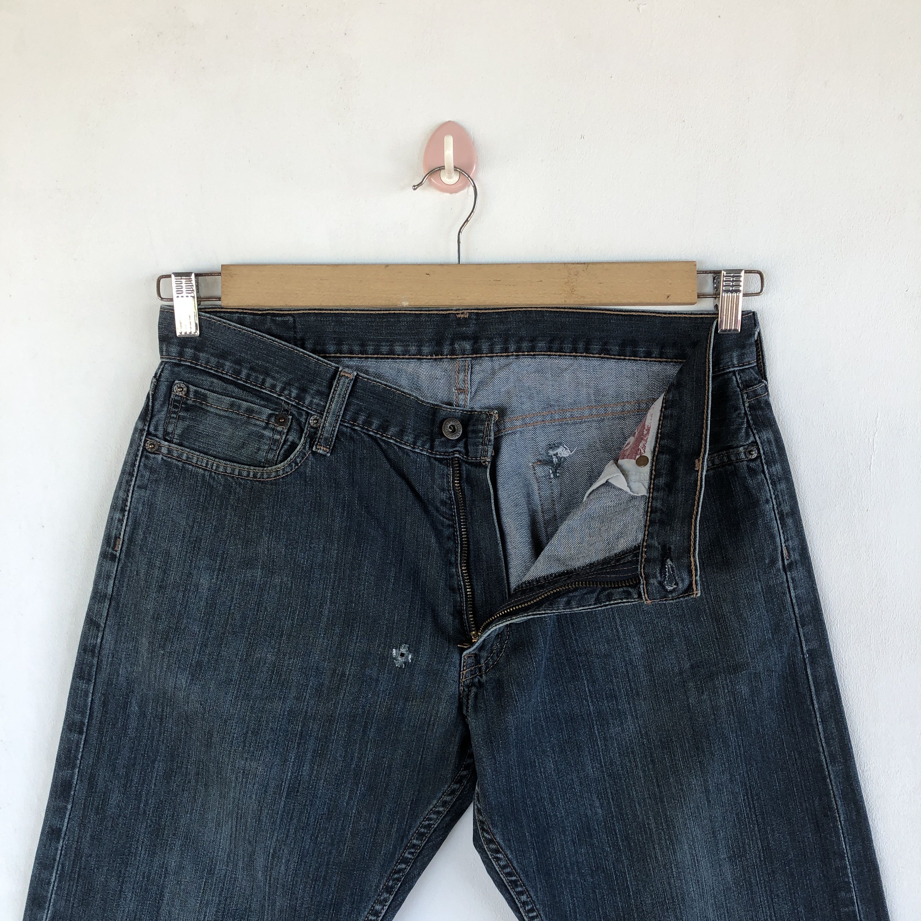 Levi's Vintage Y2K Levis Baggy Jeans Levi's 514 Light Wash Denim Size US 34 / EU 50 - 8 Thumbnail