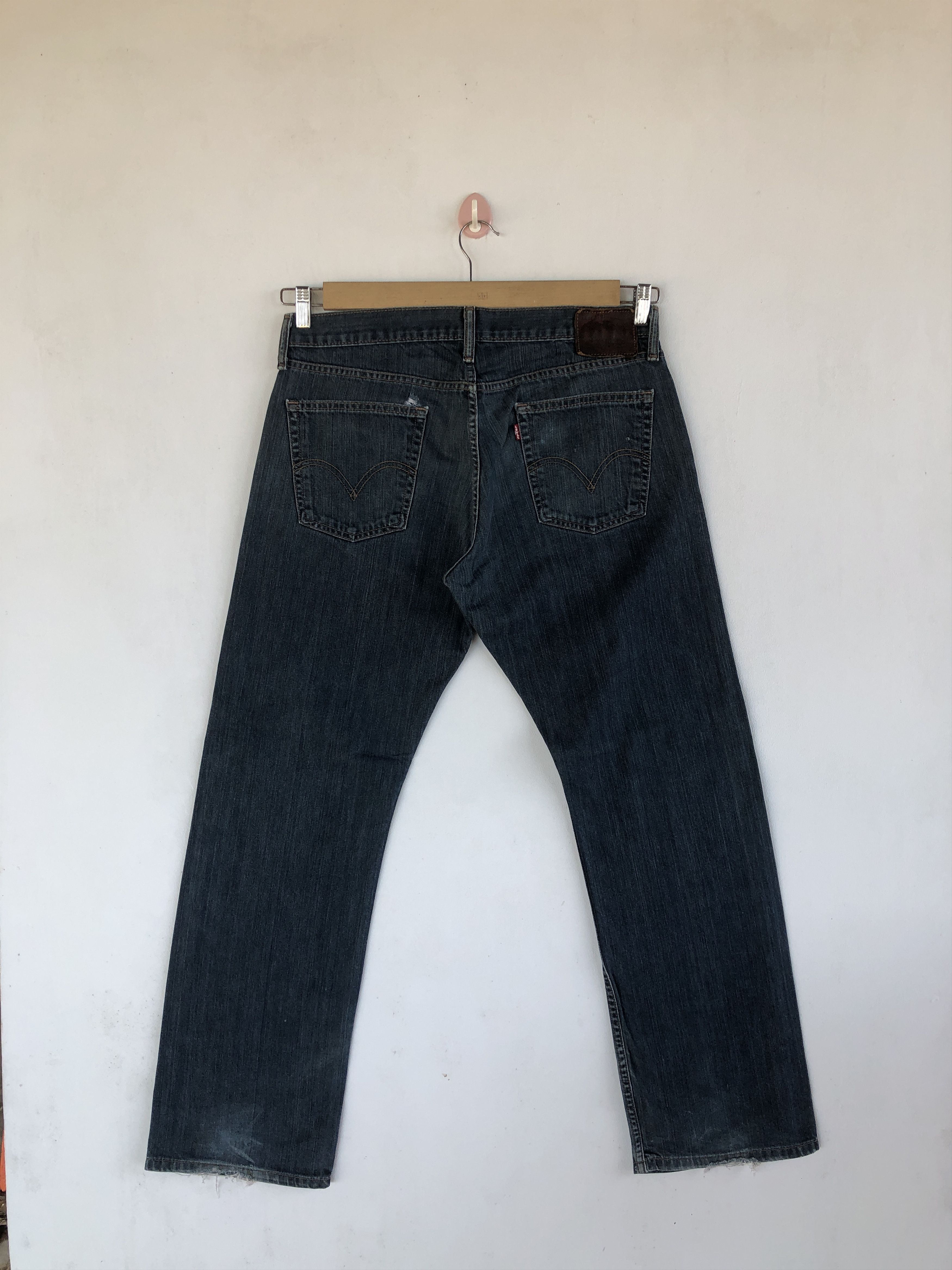 Levi's Vintage Y2K Levis Baggy Jeans Levi's 514 Light Wash Denim Size US 34 / EU 50 - 2 Thumbnail