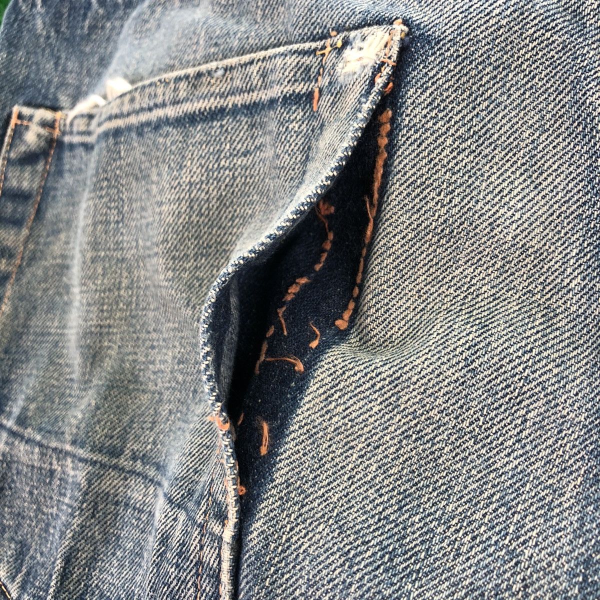 Evisu Vintage Evis Denim Pants Selvedge Suspender Button Size US 34 / EU 50 - 12 Thumbnail