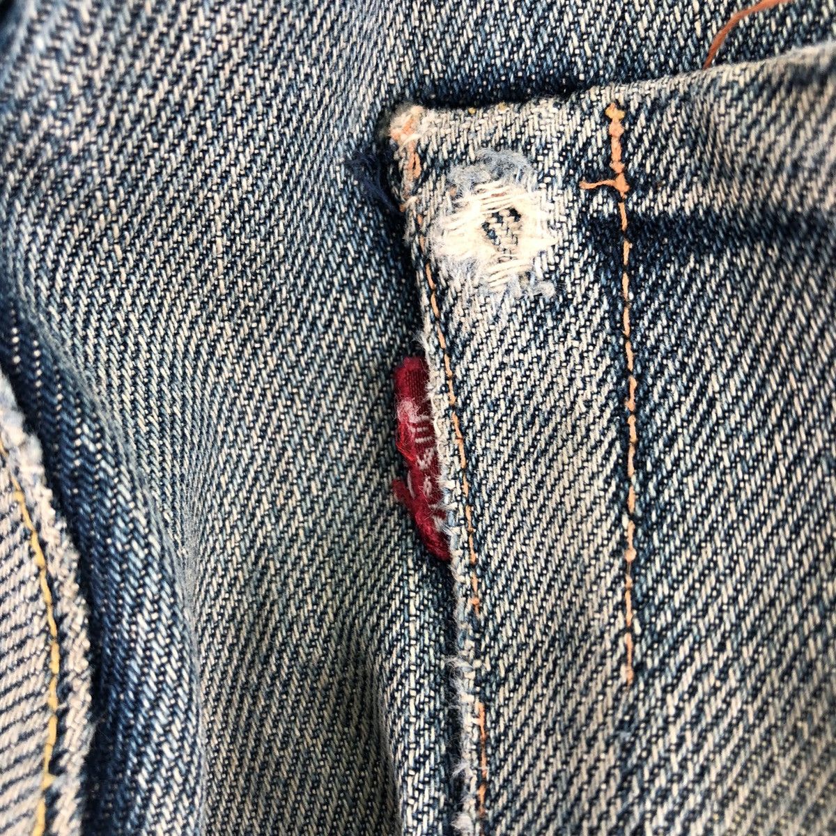 Evisu Vintage Evis Denim Pants Selvedge Suspender Button Size US 34 / EU 50 - 15 Thumbnail