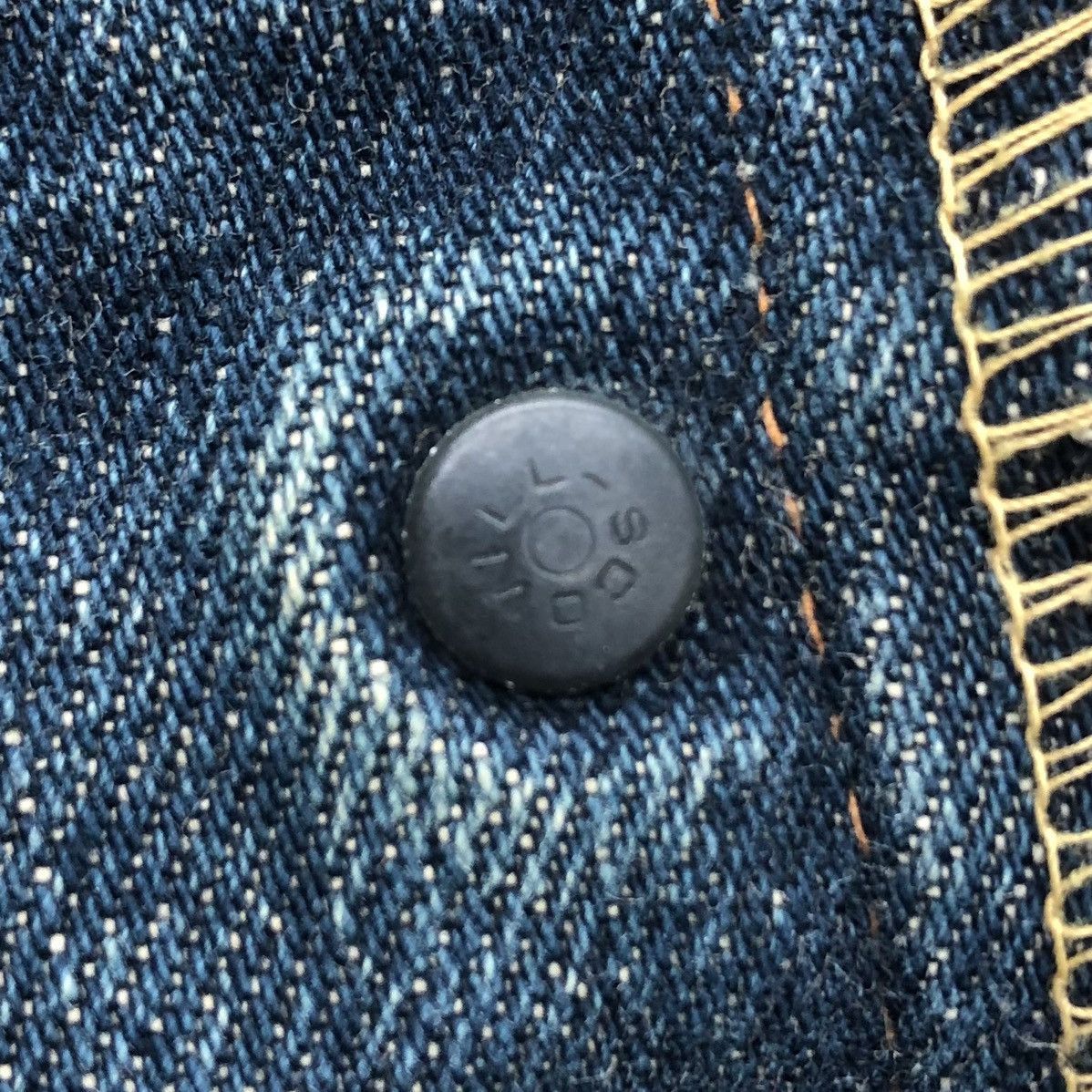 Evisu Vintage Evis Denim Pants Selvedge Suspender Button Size US 34 / EU 50 - 11 Thumbnail