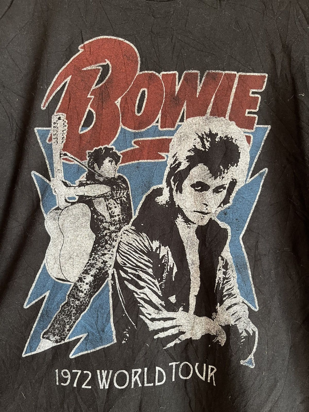 Band Tees Bowie ft84 Size US M / EU 48-50 / 2 - 2 Thumbnail