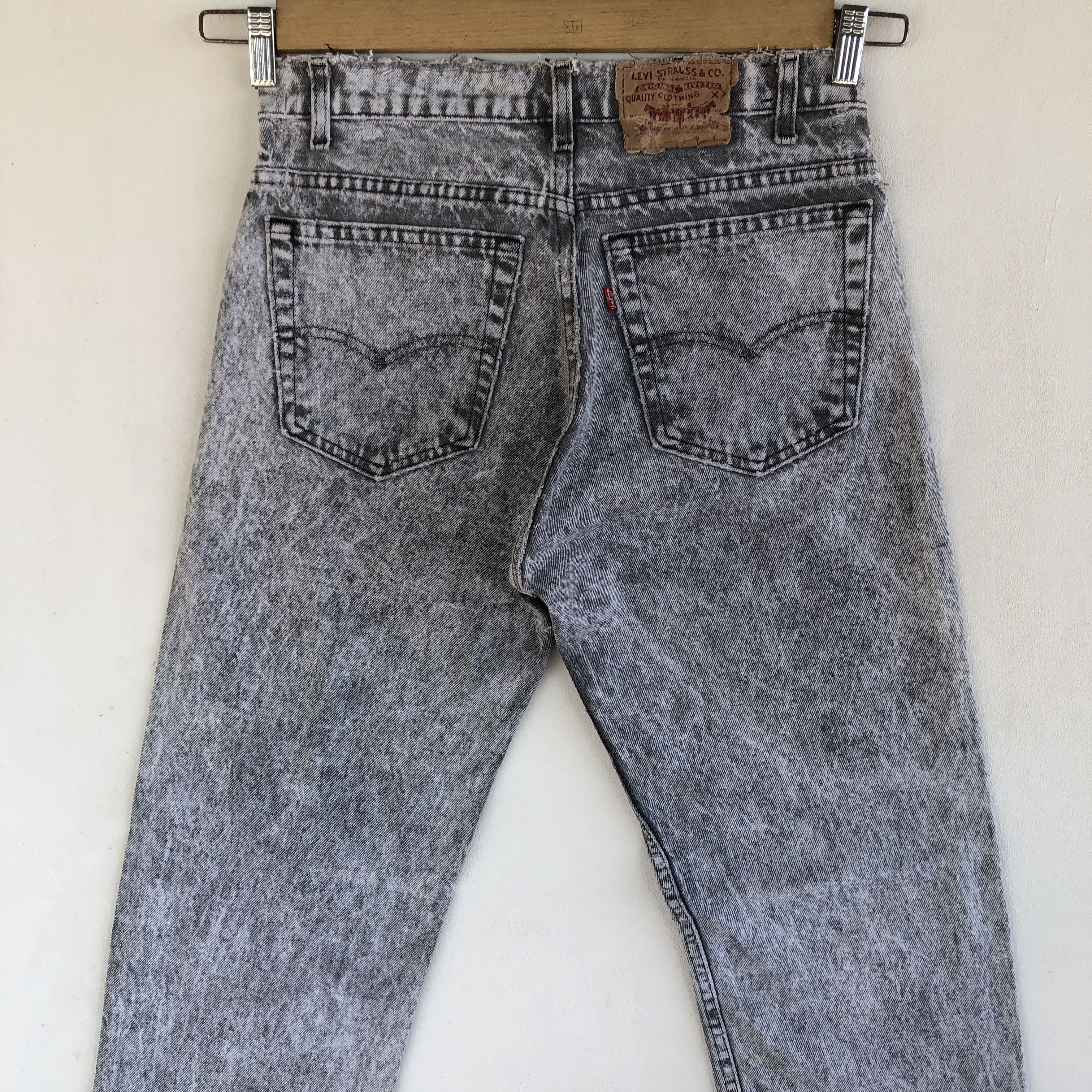 Levi's Vintage 90s Levis 505 Acid Wash Jeans Levis Faded Denim Size 28" / US 6 / IT 42 - 6 Thumbnail