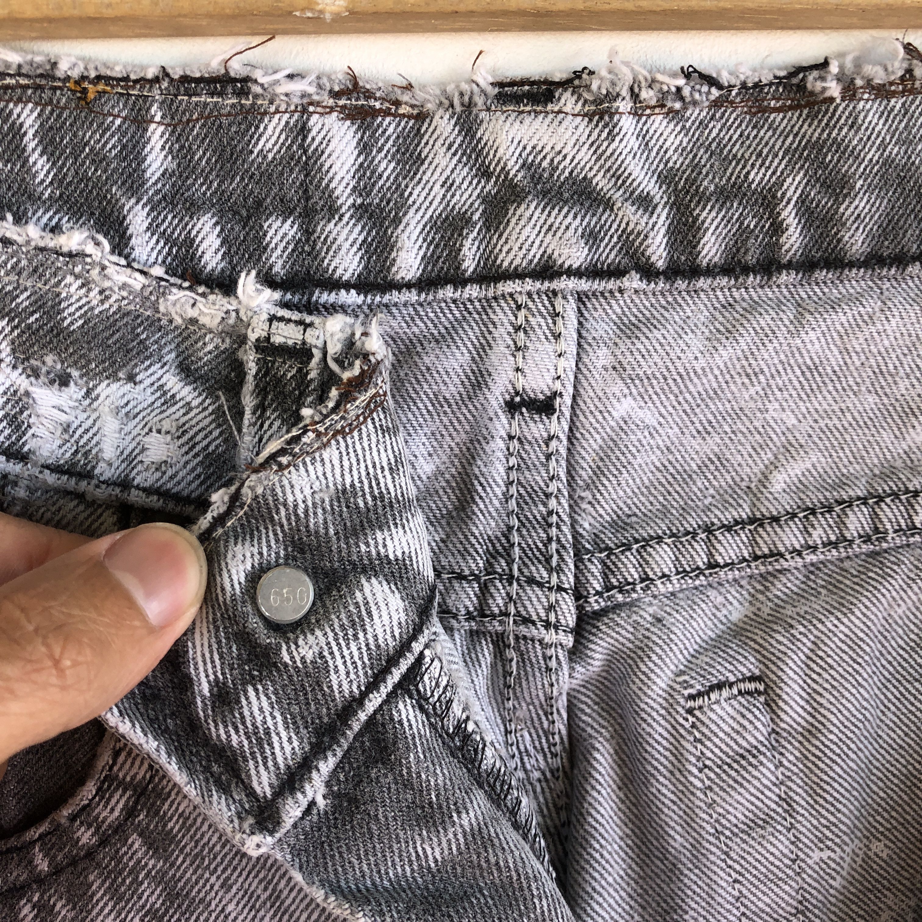 Levi's Vintage 90s Levis 505 Acid Wash Jeans Levis Faded Denim Size 28" / US 6 / IT 42 - 9 Thumbnail