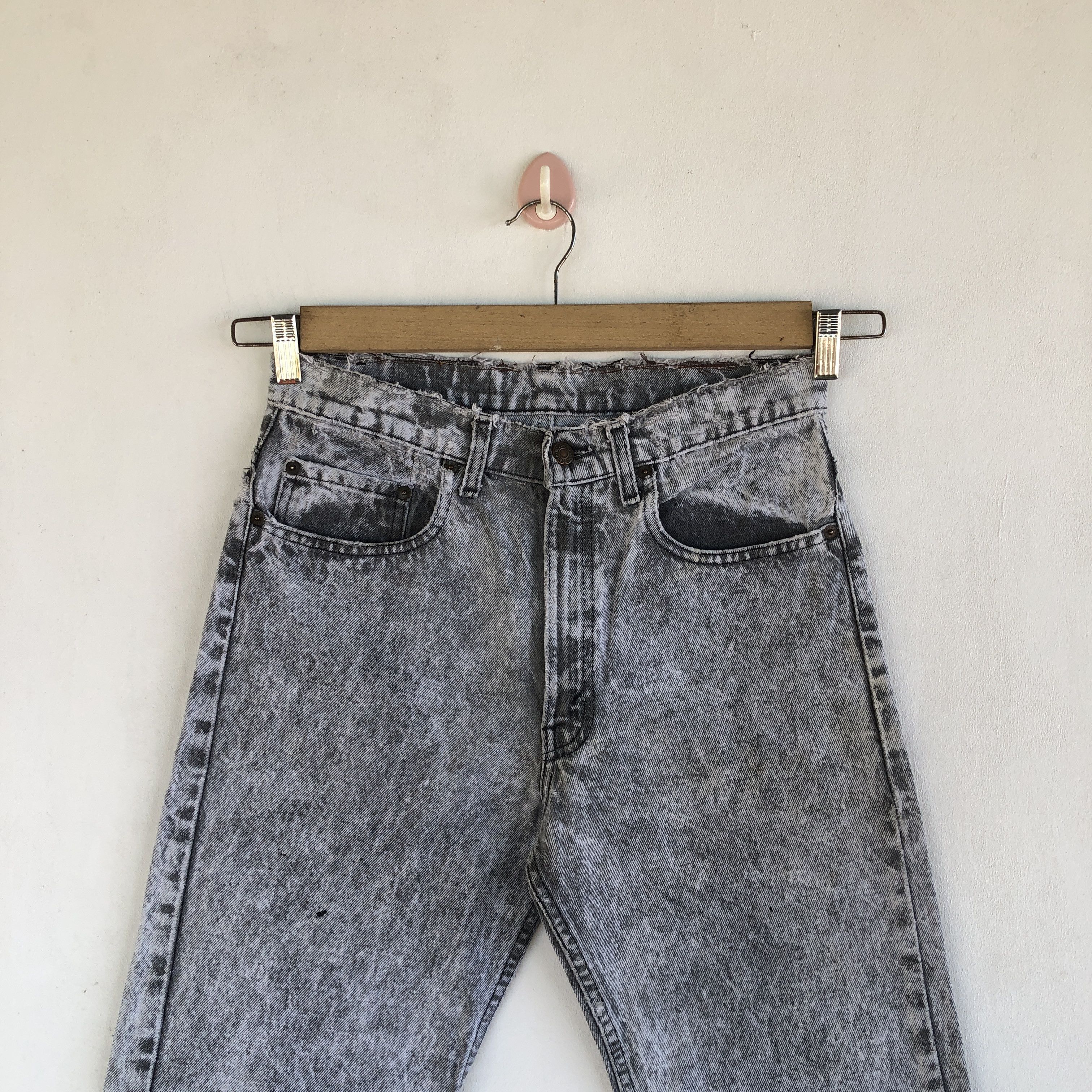 Levi's Vintage 90s Levis 505 Acid Wash Jeans Levis Faded Denim Size 28" / US 6 / IT 42 - 3 Thumbnail