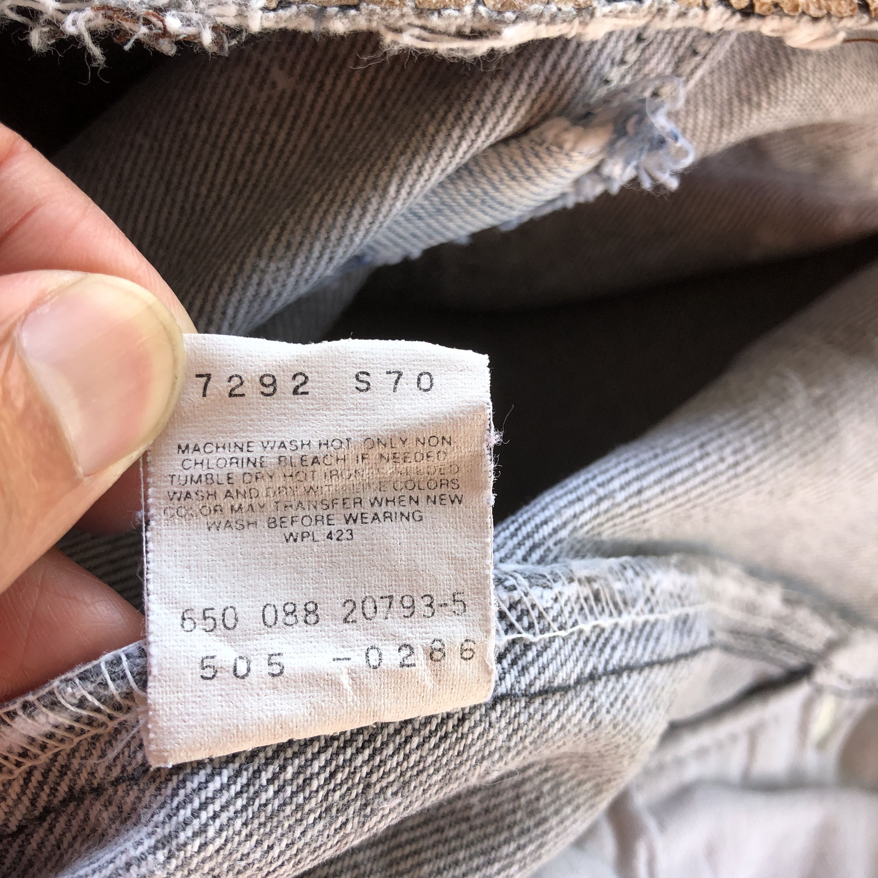 Levi's Vintage 90s Levis 505 Acid Wash Jeans Levis Faded Denim Size 28" / US 6 / IT 42 - 12 Thumbnail