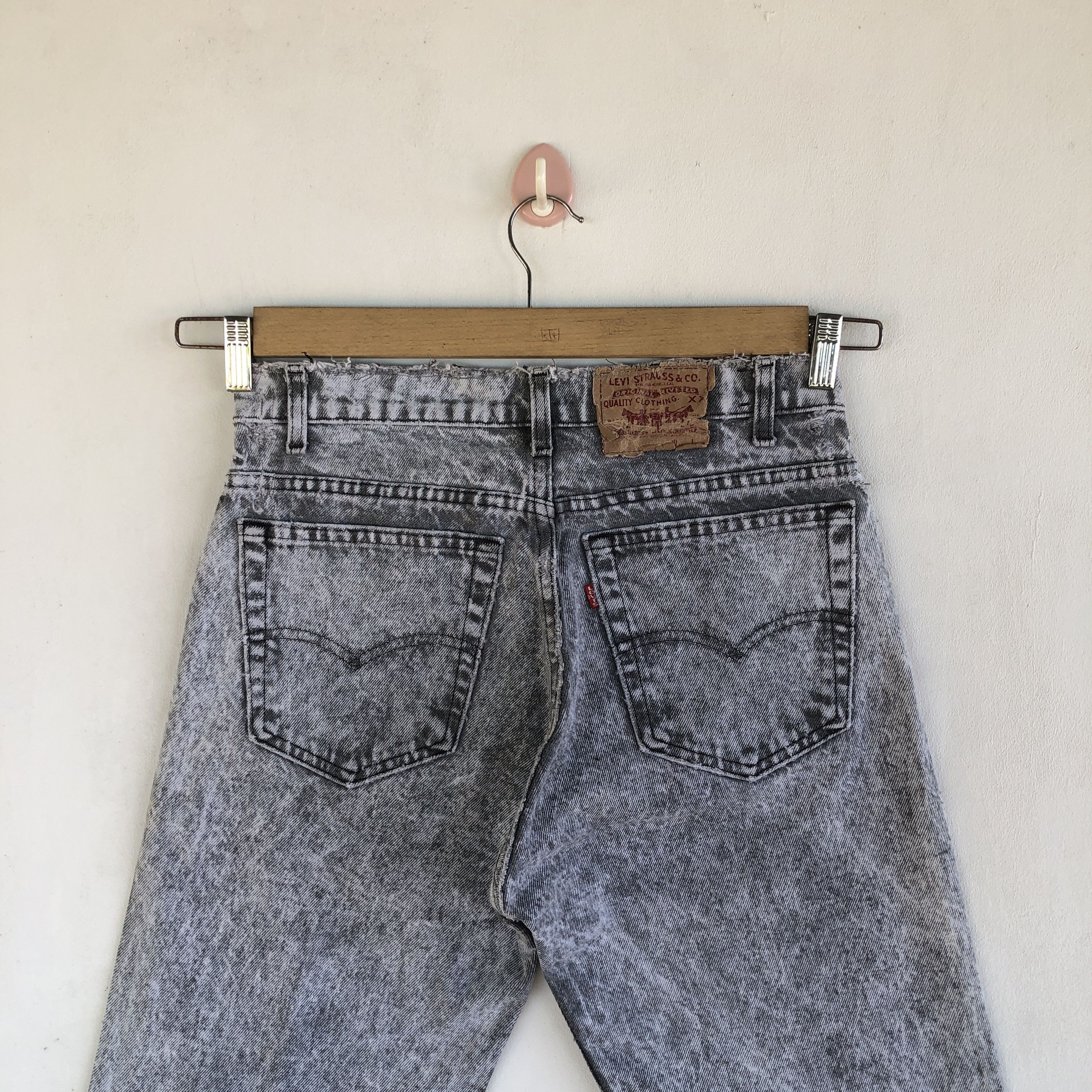 Levi's Vintage 90s Levis 505 Acid Wash Jeans Levis Faded Denim Size 28" / US 6 / IT 42 - 4 Thumbnail