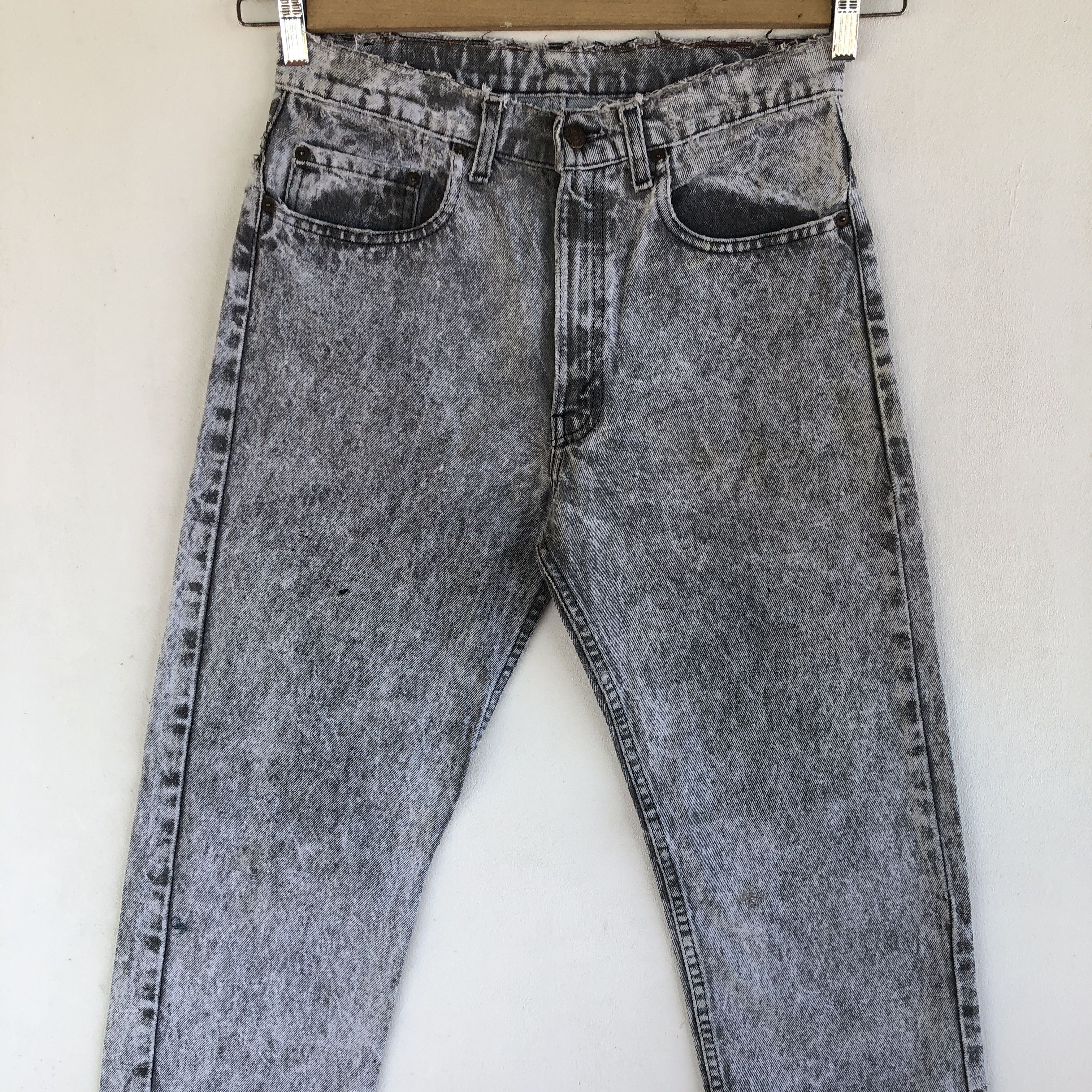 Levi's Vintage 90s Levis 505 Acid Wash Jeans Levis Faded Denim Size 28" / US 6 / IT 42 - 5 Thumbnail