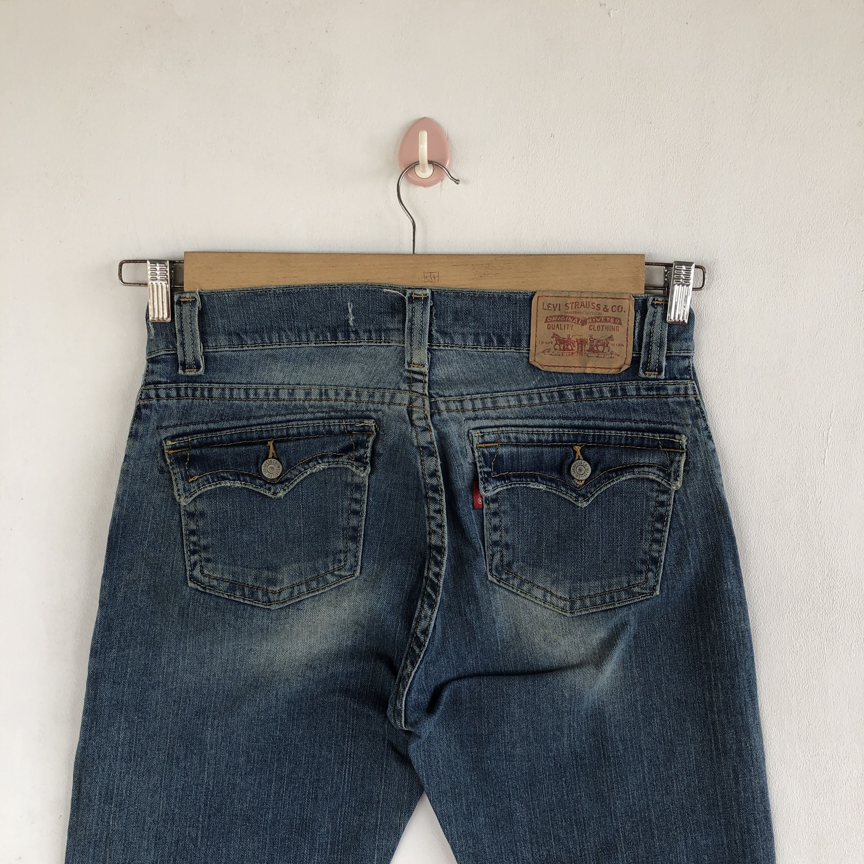 If Six Was Nine Vintage Y2K Levis 542 Flare Jeans Levi's Boot Cut Denim Size US 30 / EU 46 - 4 Thumbnail