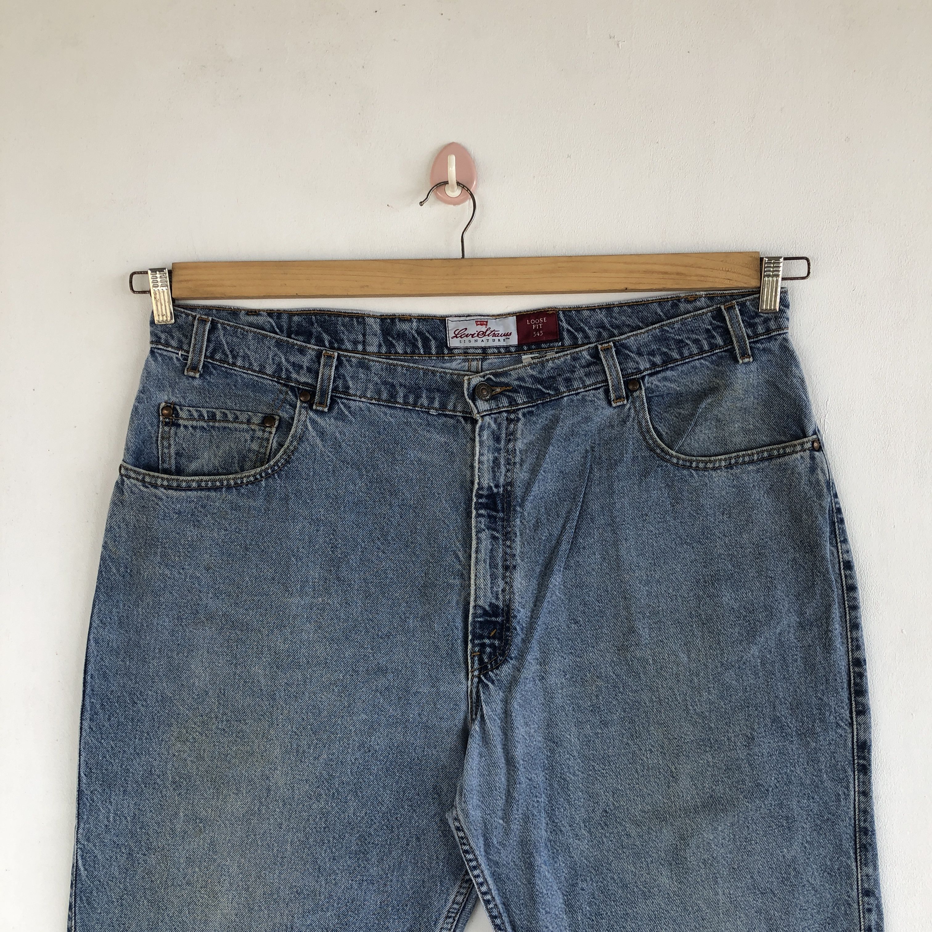 Levi's Vintage Levis Distressed Jeans Orange Tab Levi's 545 Denim Size US 40 / EU 56 - 3 Thumbnail