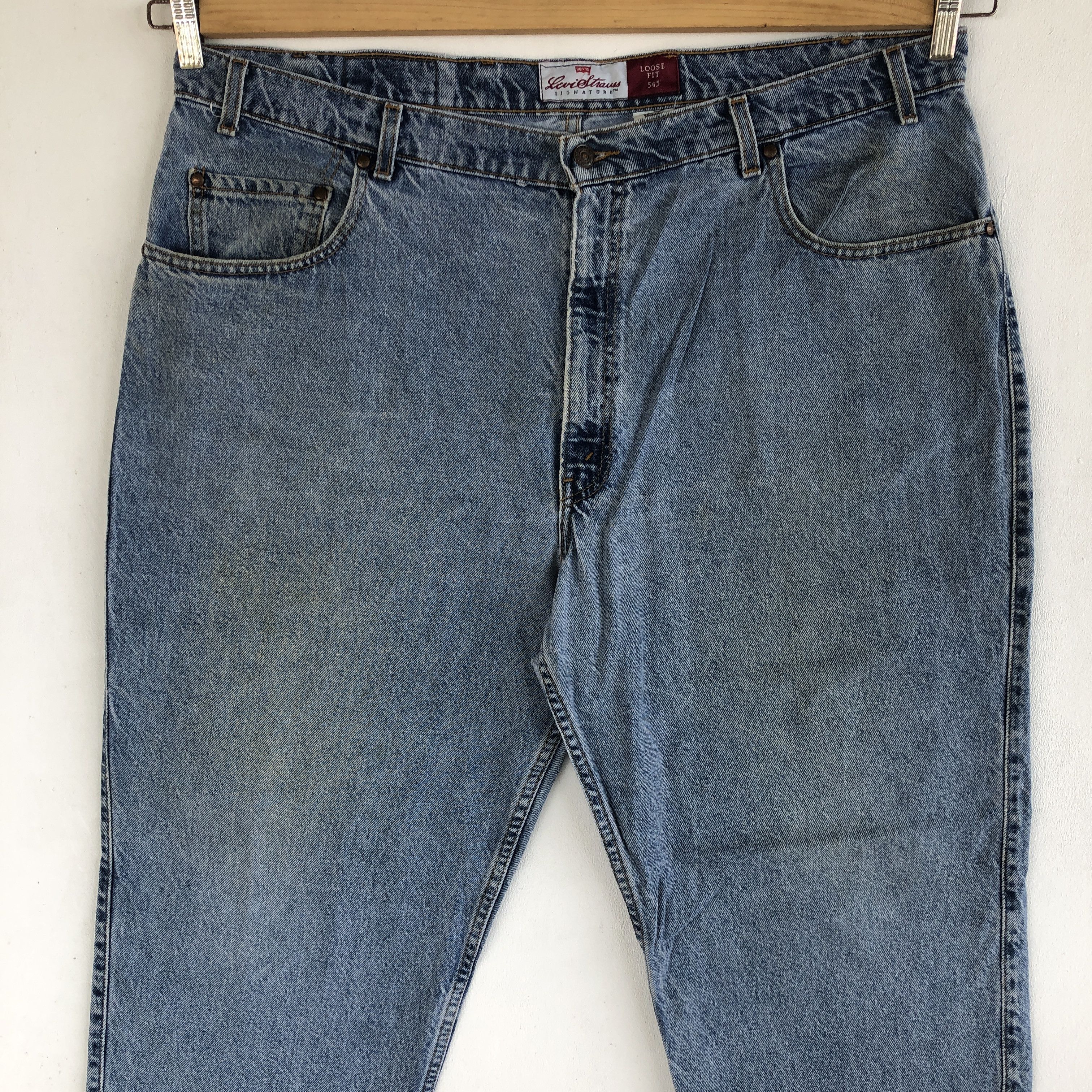 Levi's Vintage Levis Distressed Jeans Orange Tab Levi's 545 Denim Size US 40 / EU 56 - 5 Thumbnail