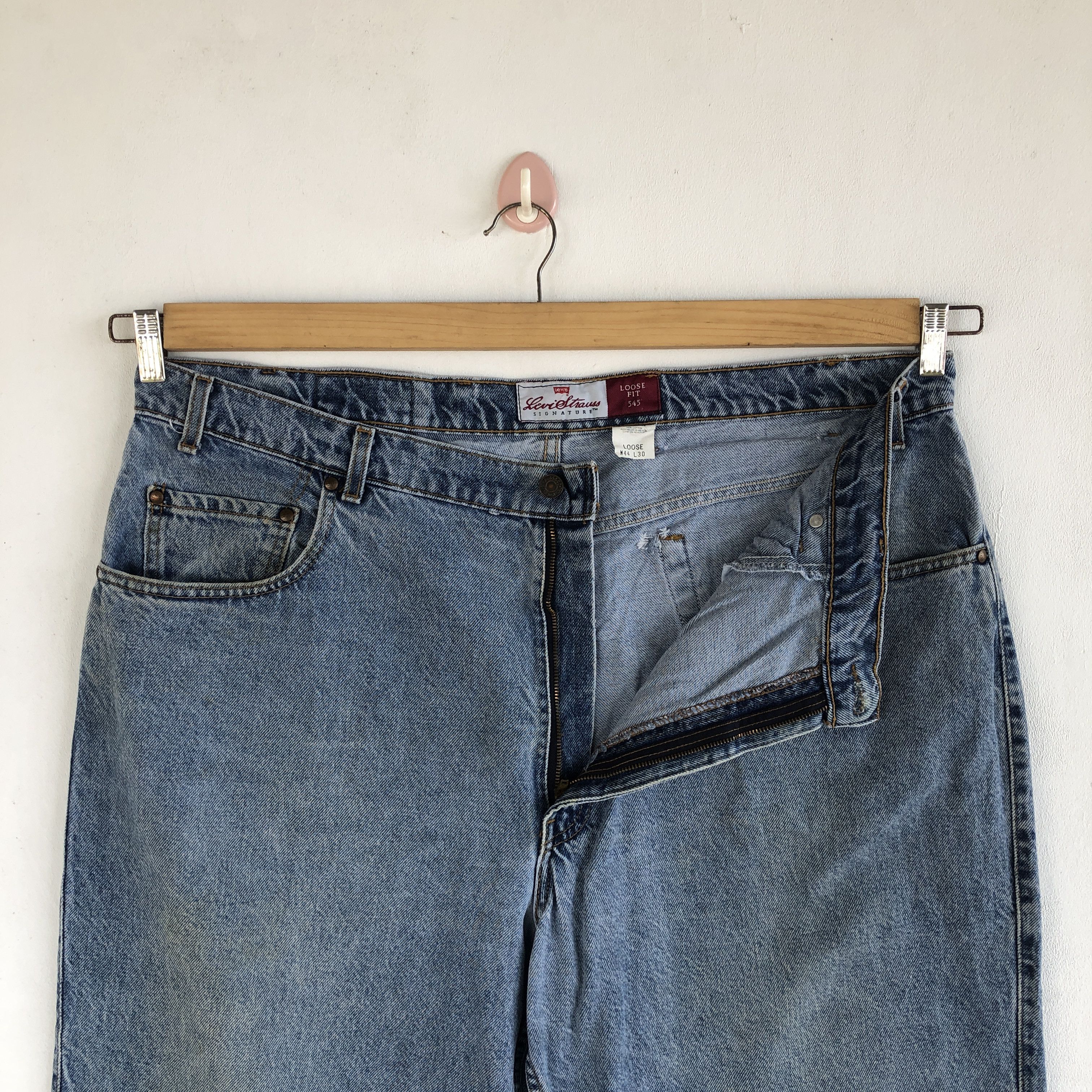 Levi's Vintage Levis Distressed Jeans Orange Tab Levi's 545 Denim Size US 40 / EU 56 - 9 Thumbnail