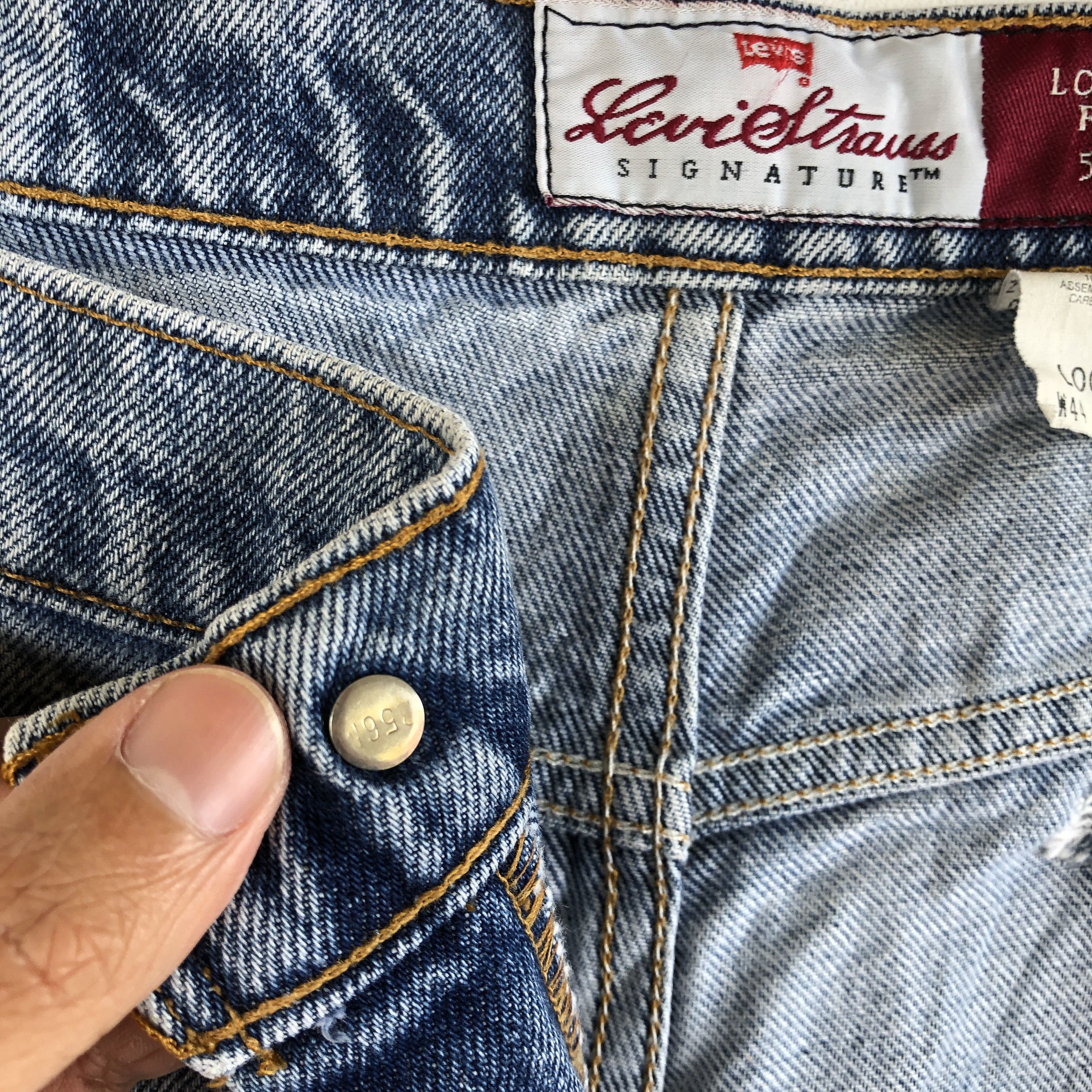 Levi's Vintage Levis Distressed Jeans Orange Tab Levi's 545 Denim Size US 40 / EU 56 - 10 Thumbnail