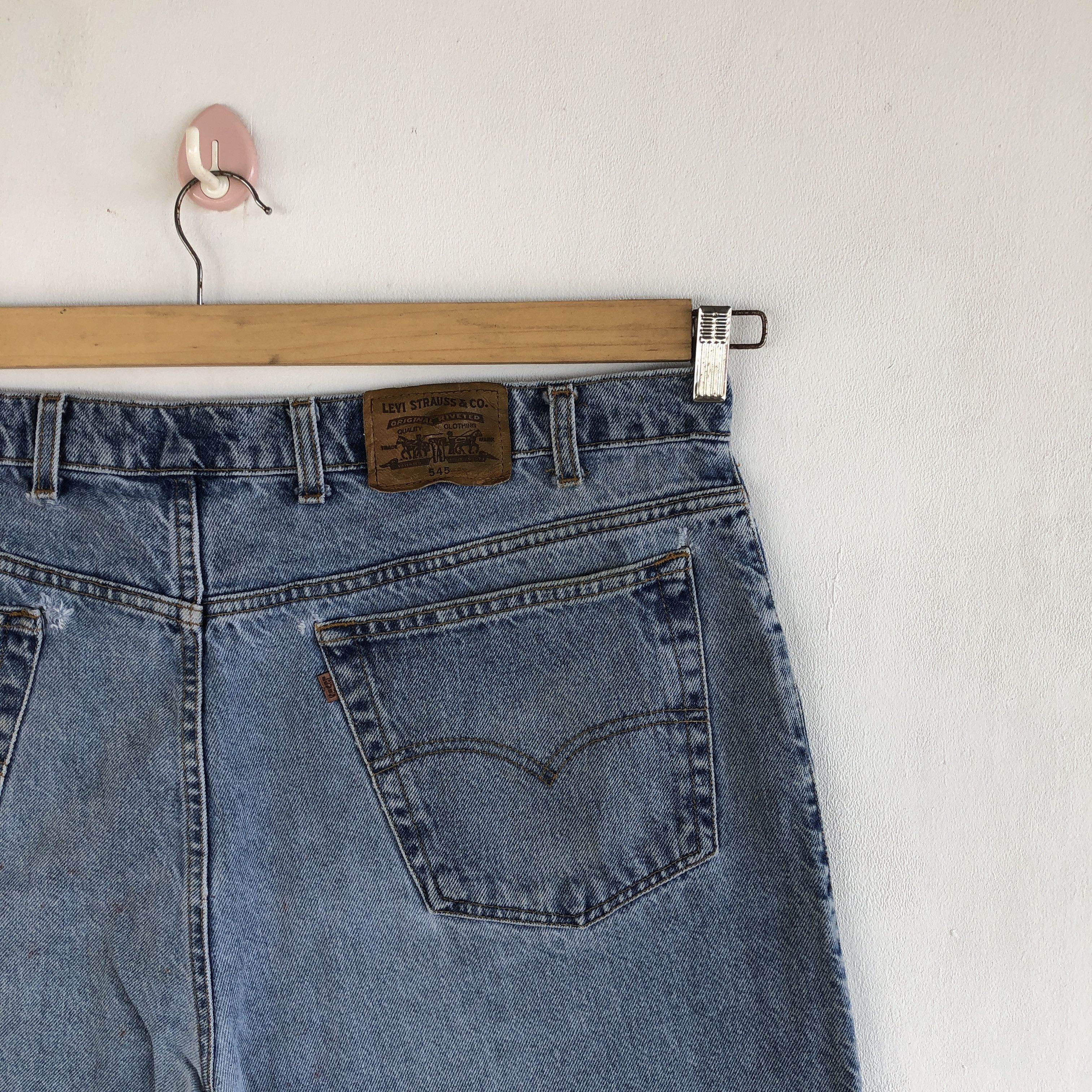 Levi's Vintage Levis Distressed Jeans Orange Tab Levi's 545 Denim Size US 40 / EU 56 - 7 Thumbnail