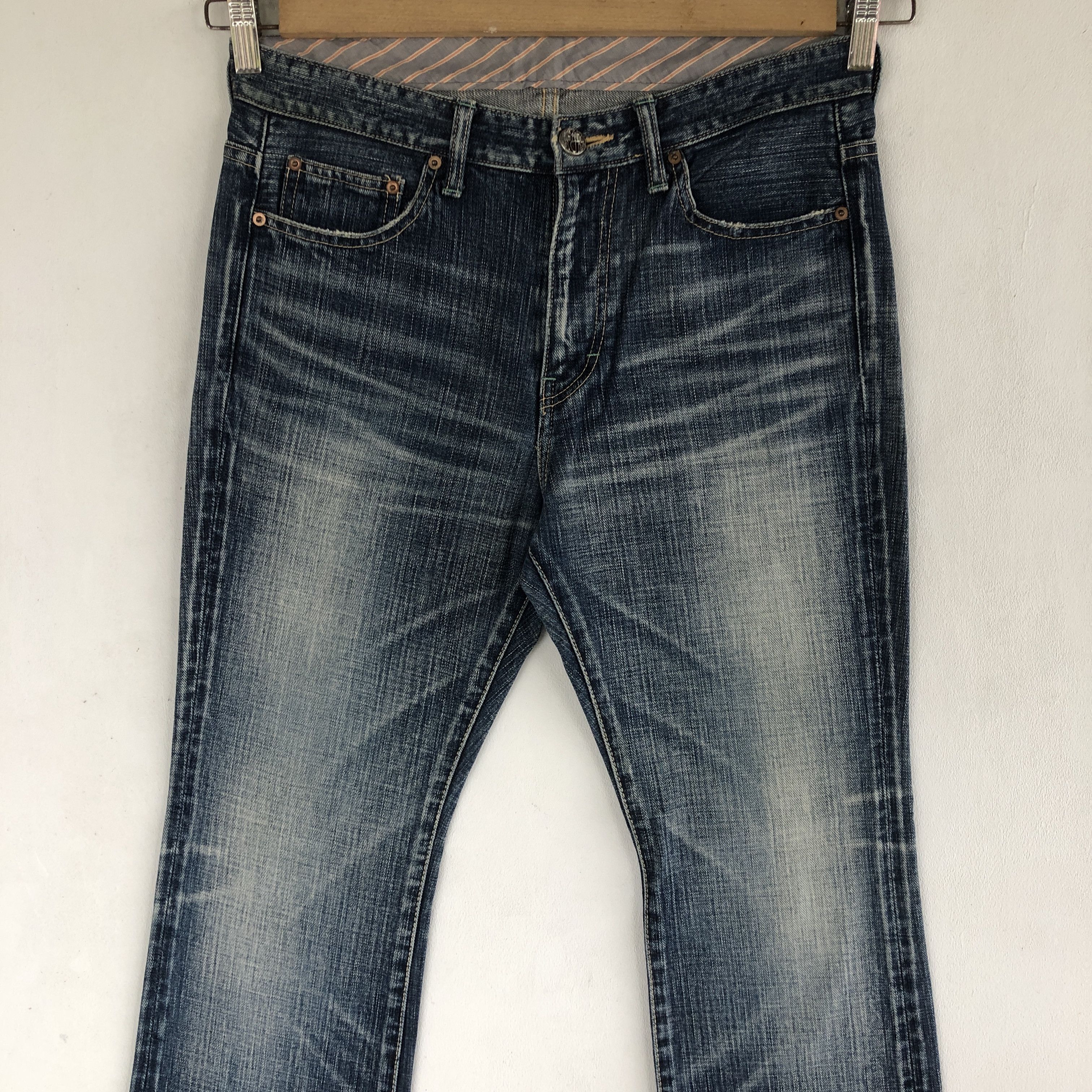 Japanese Brand Vintage Naked Sun Flare Jeans Japanese Harajuku Denim Size US 30 / EU 46 - 5 Thumbnail