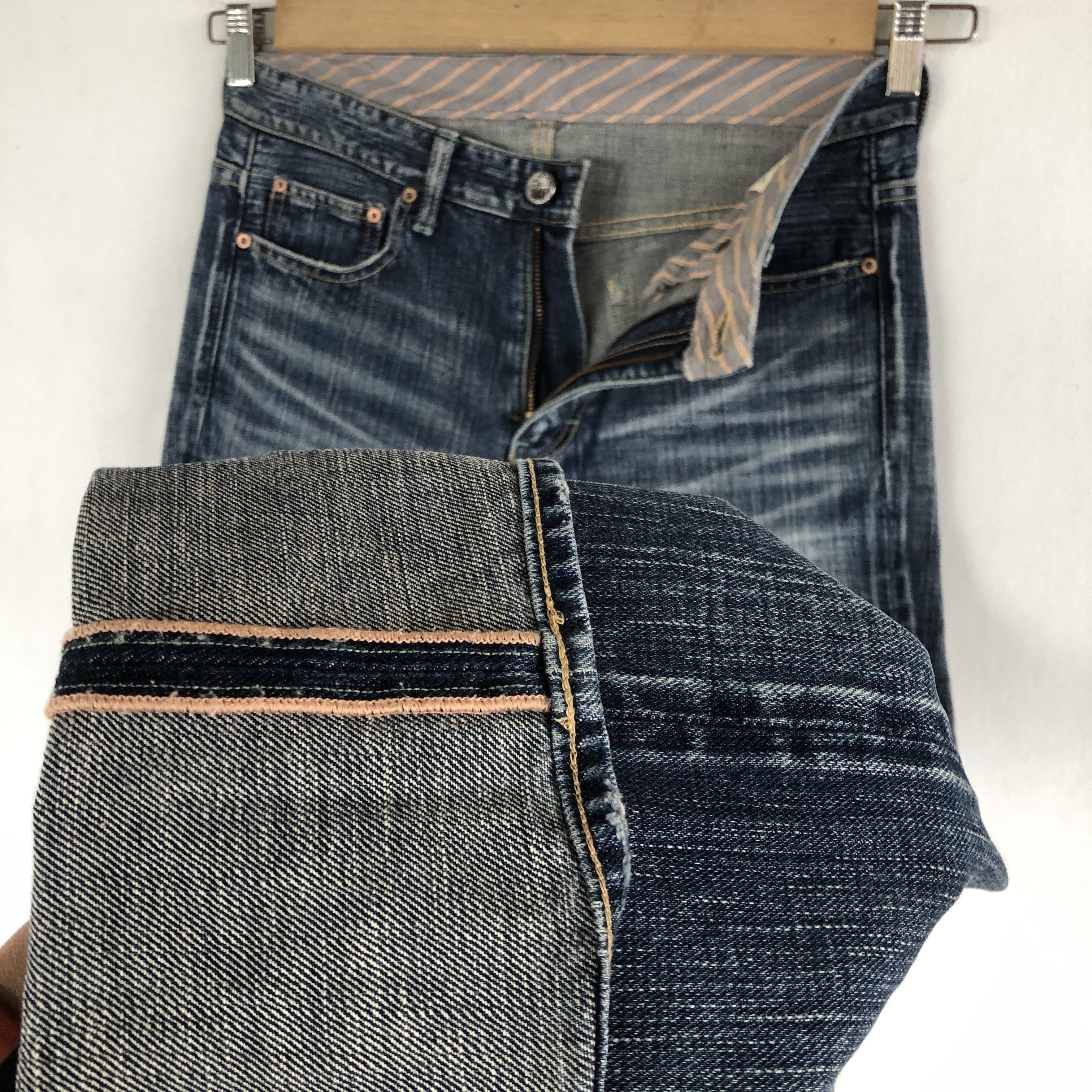 Japanese Brand Vintage Naked Sun Flare Jeans Japanese Harajuku Denim Size US 30 / EU 46 - 10 Thumbnail