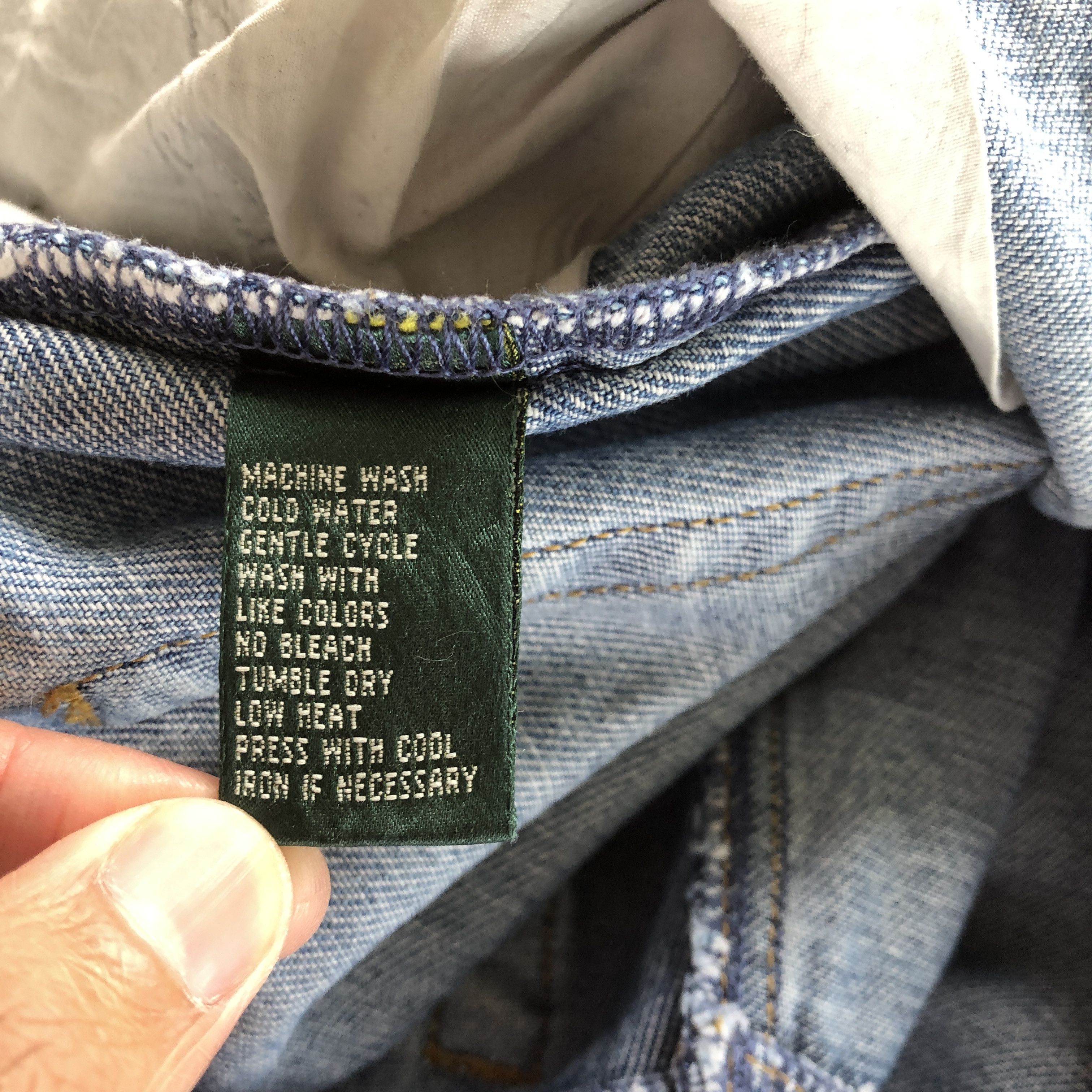 Polo Ralph Lauren Vintage 90s Ralph Lauren Jeans Ralph Lauren Baggy Denim Size US 30 / EU 46 - 13 Thumbnail