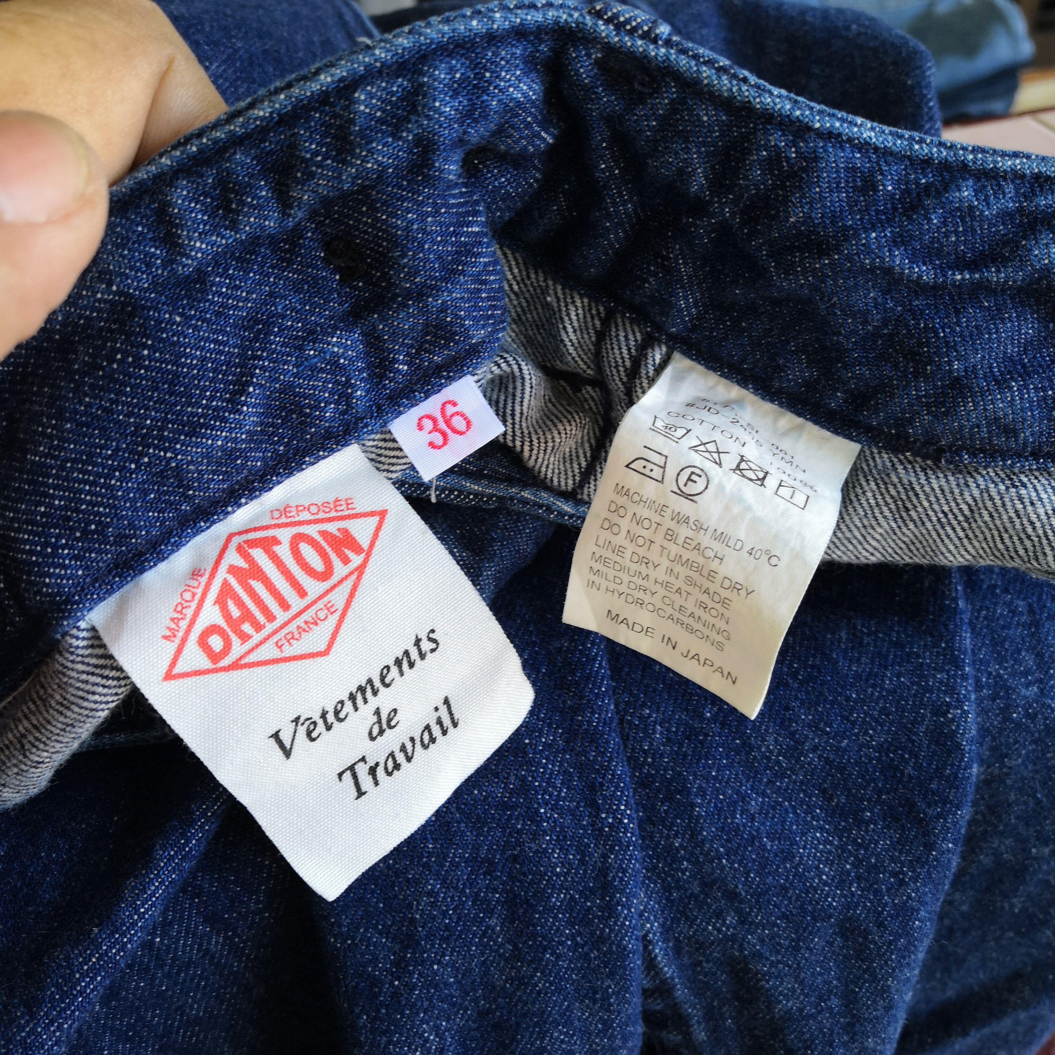 Japanese Brand Vintage Danton Denim Danton Jeans Danton Trousers Pants Size 26" / US 2 / IT 38 - 11 Thumbnail
