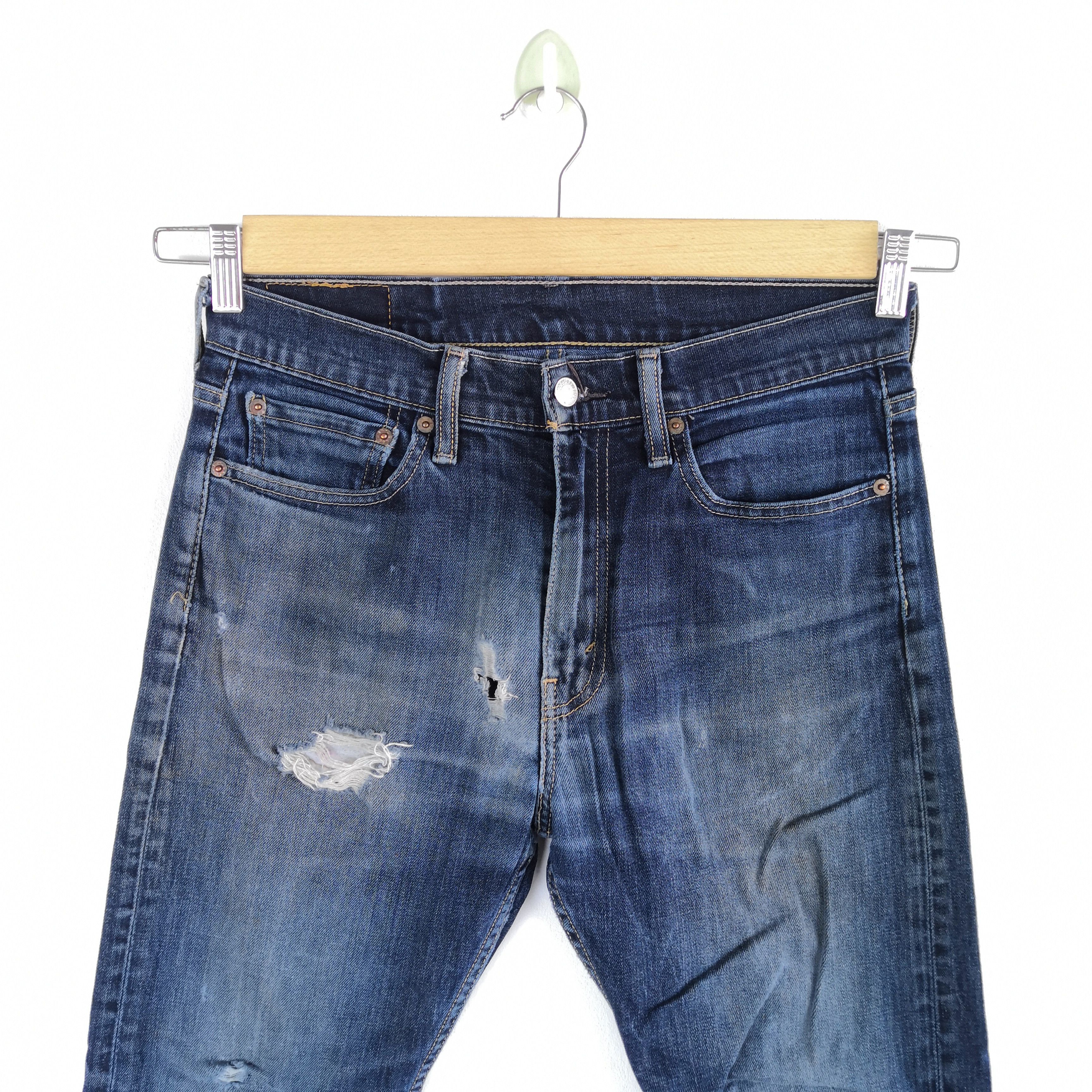 Levi's Vintage Levis Distressed Jeans Levi's 510 Ripped Denim Size US 30 / EU 46 - 3 Thumbnail