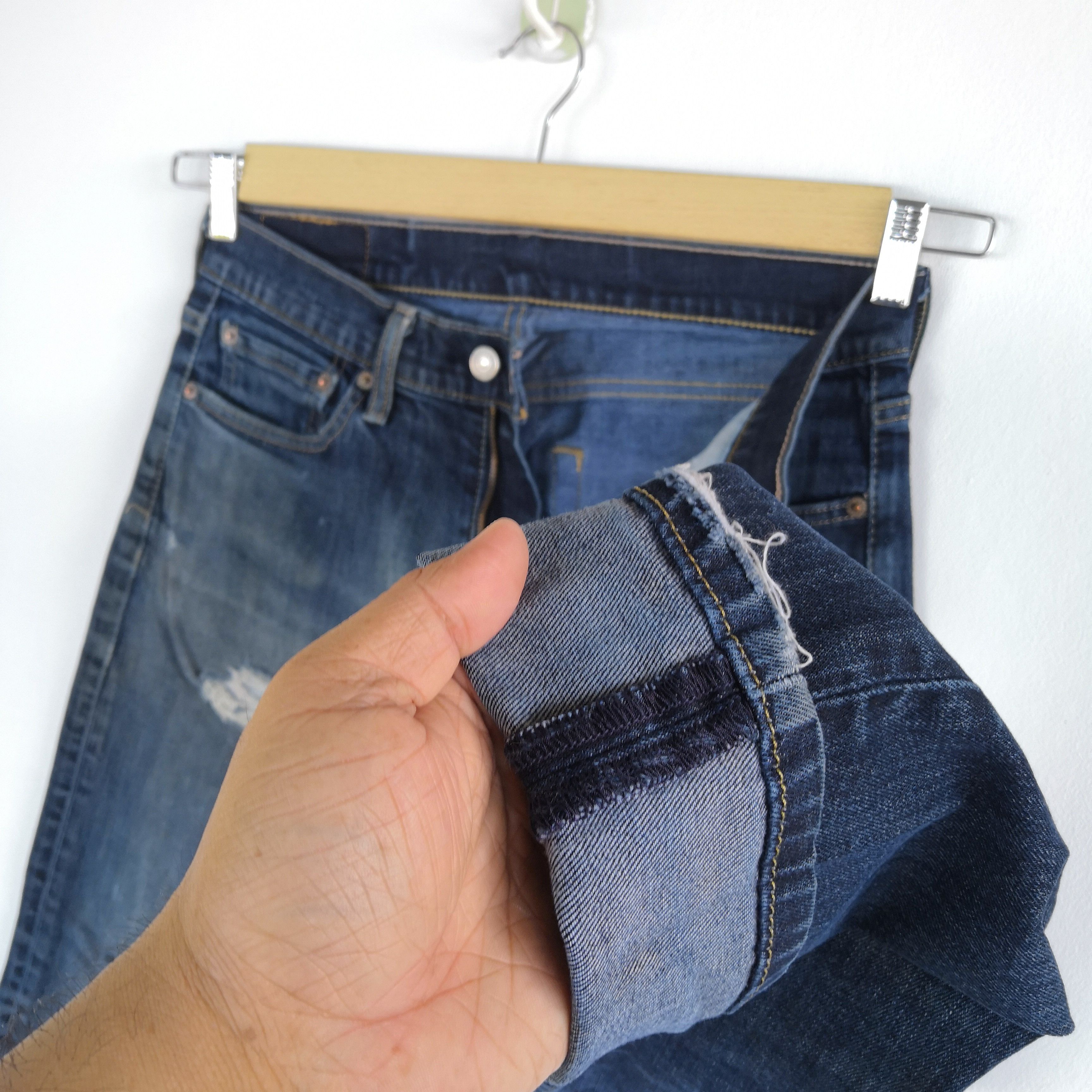 Levi's Vintage Levis Distressed Jeans Levi's 510 Ripped Denim Size US 30 / EU 46 - 11 Thumbnail