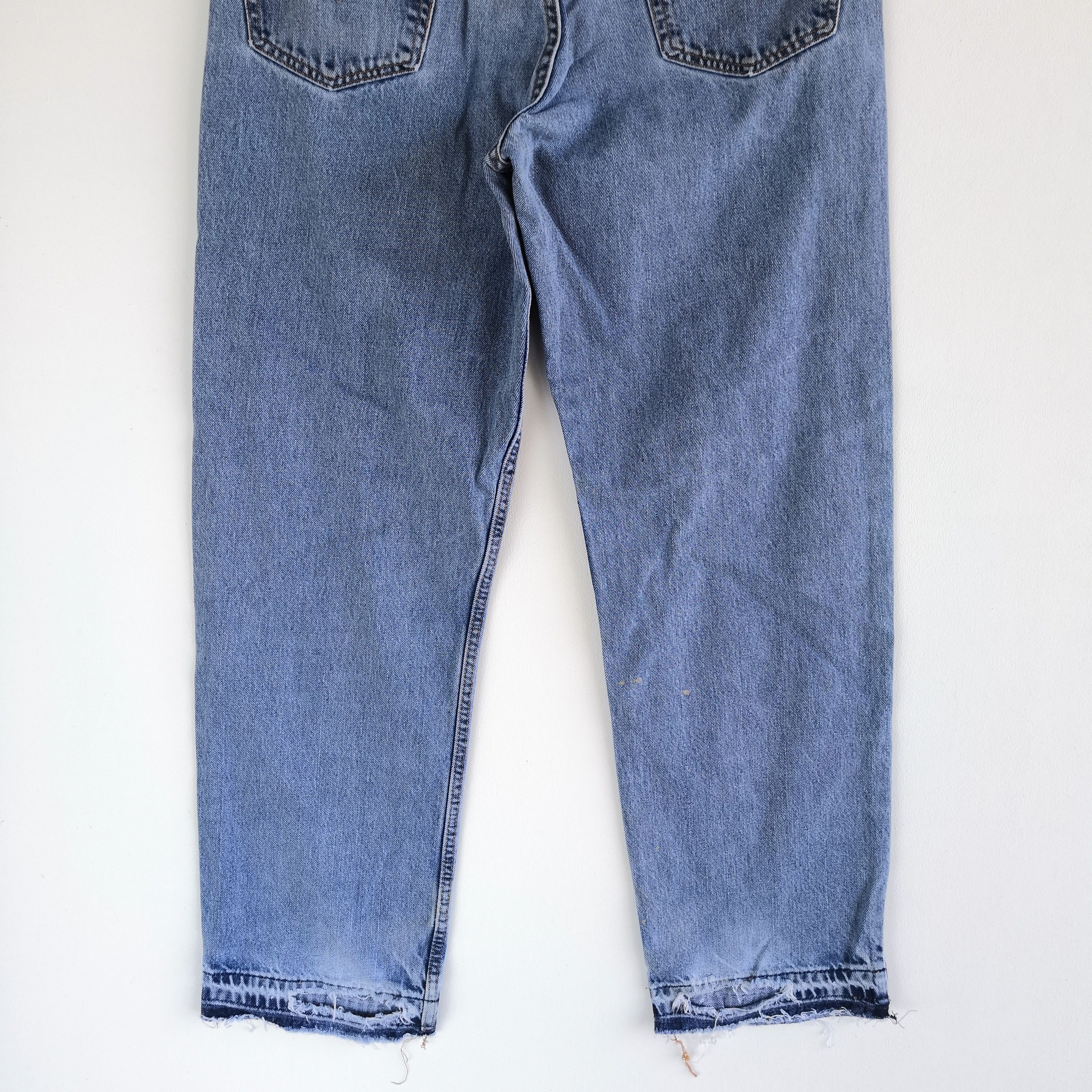 Levi's Vintage Levis Released Hem Jeans Levi's 550 Faded Denim Size US 34 / EU 50 - 6 Thumbnail