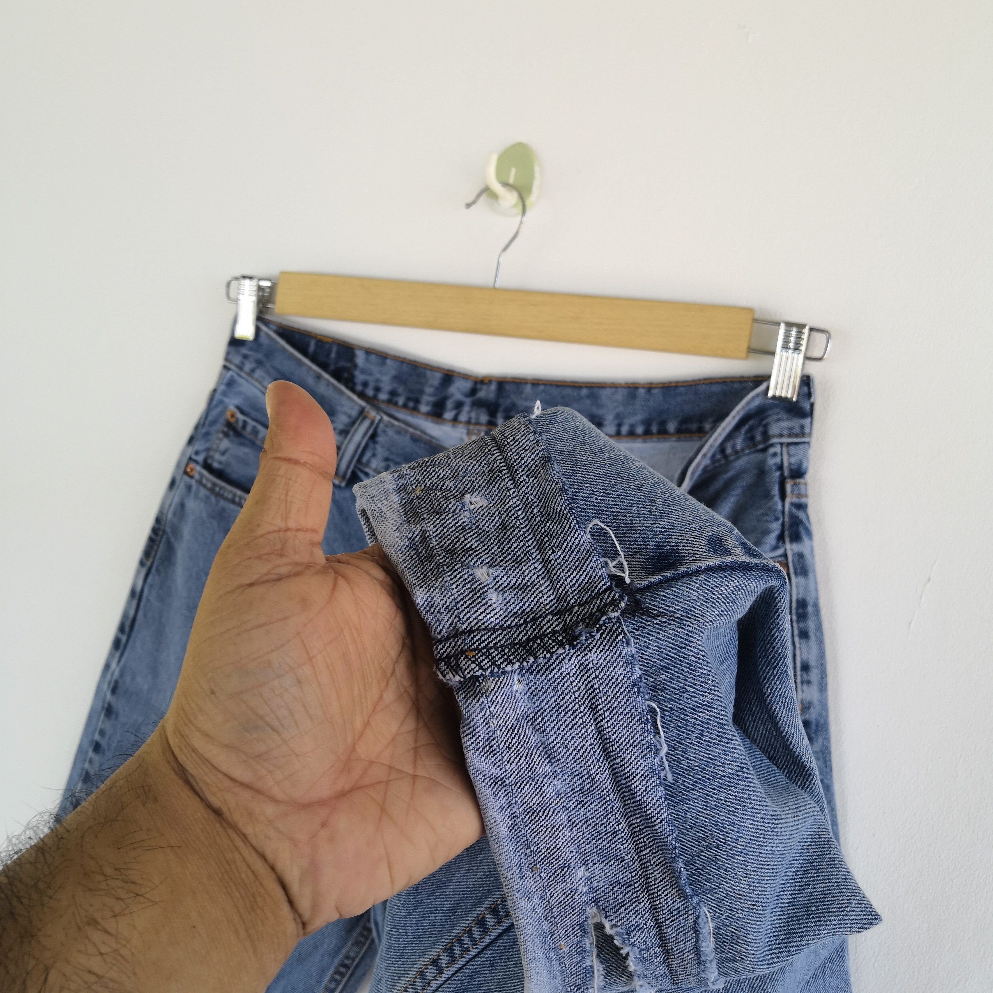 Levi's Vintage Levis Released Hem Jeans Levi's 550 Faded Denim Size US 34 / EU 50 - 9 Thumbnail