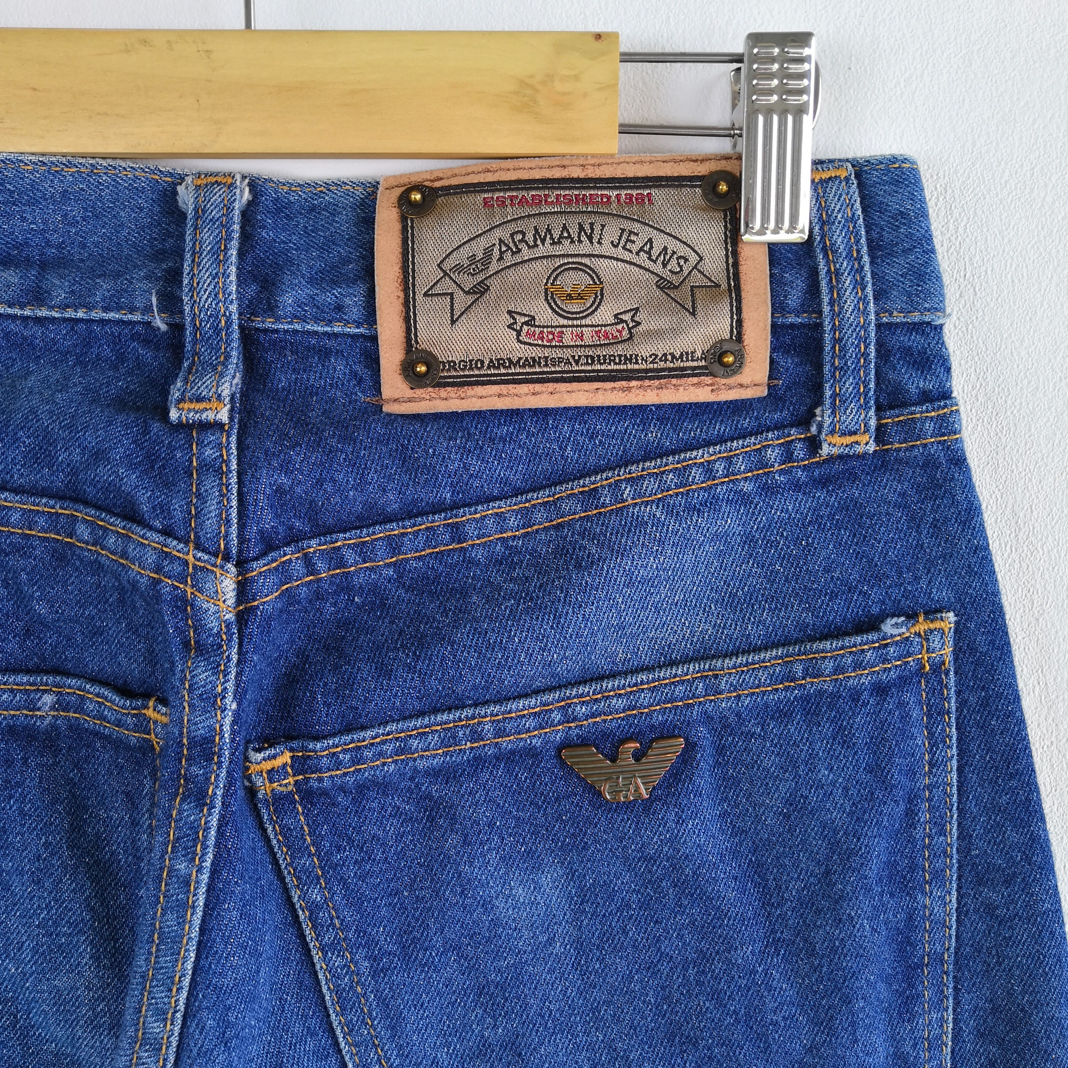 Armani Georgio Armani Jeans Vintage Dirty Armani Denim Pants Size 24" / US 00 / IT 34 - 7 Thumbnail