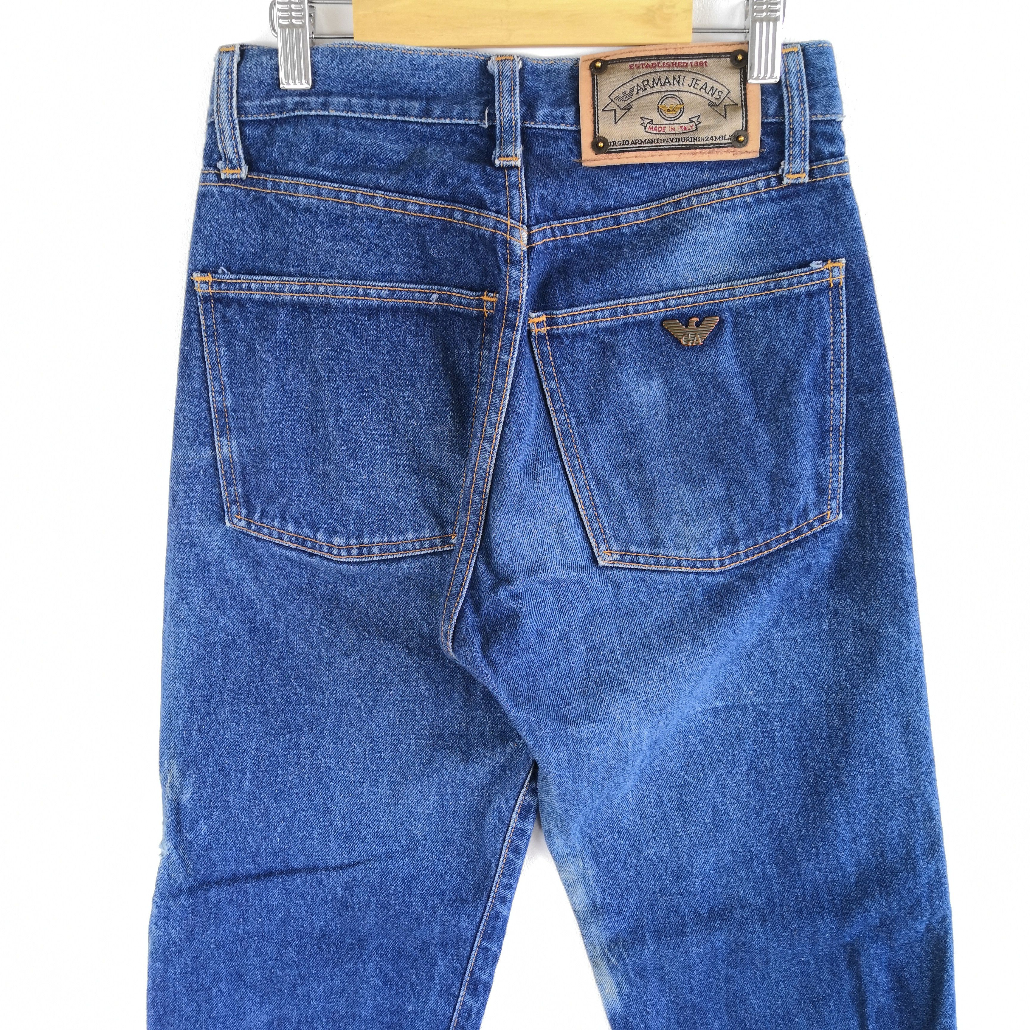 Armani Georgio Armani Jeans Vintage Dirty Armani Denim Pants Size 24" / US 00 / IT 34 - 5 Thumbnail