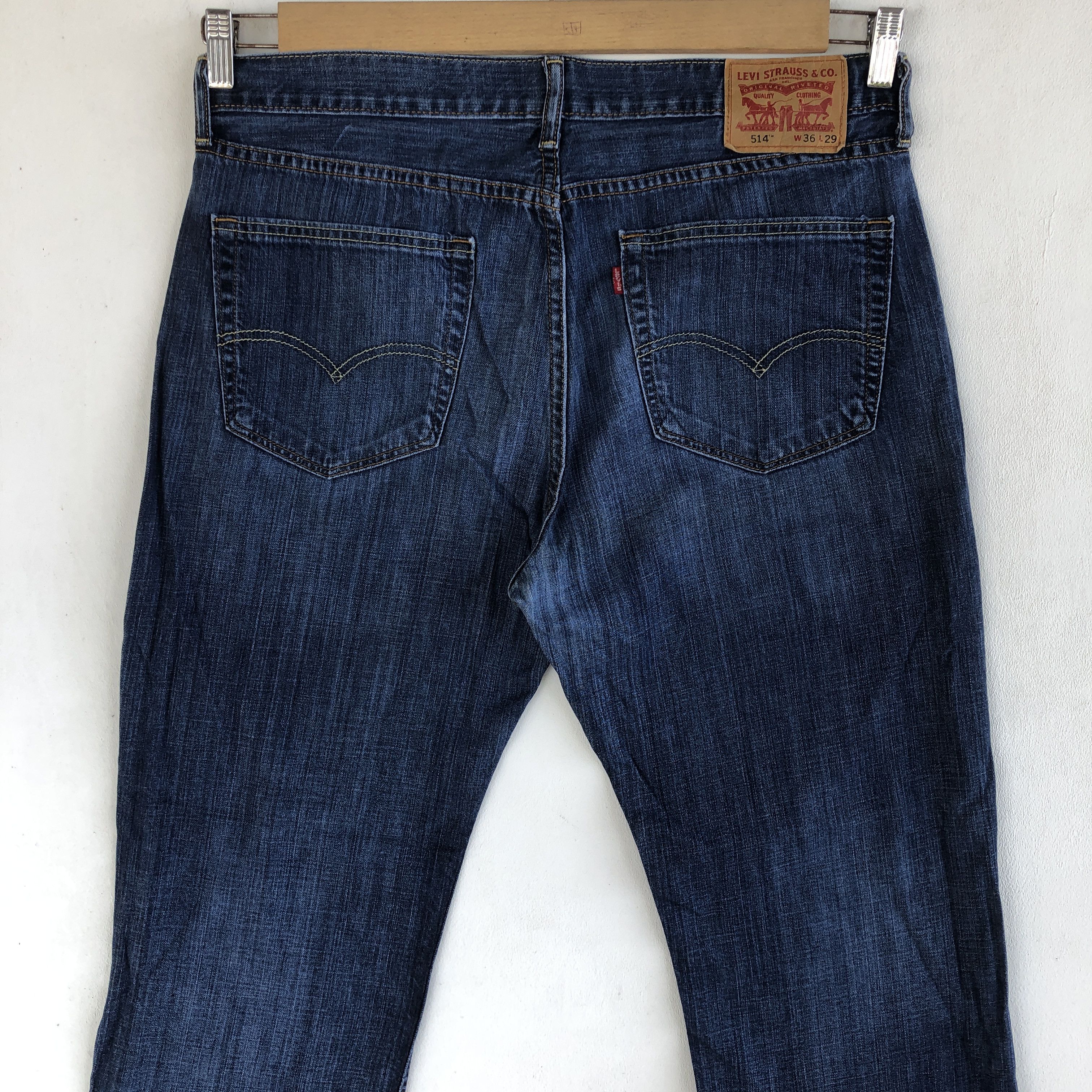 Levi's Vintage Y2K Levis 514 Jeans Faded Levis Light Wash Denim Size US 34 / EU 50 - 6 Thumbnail