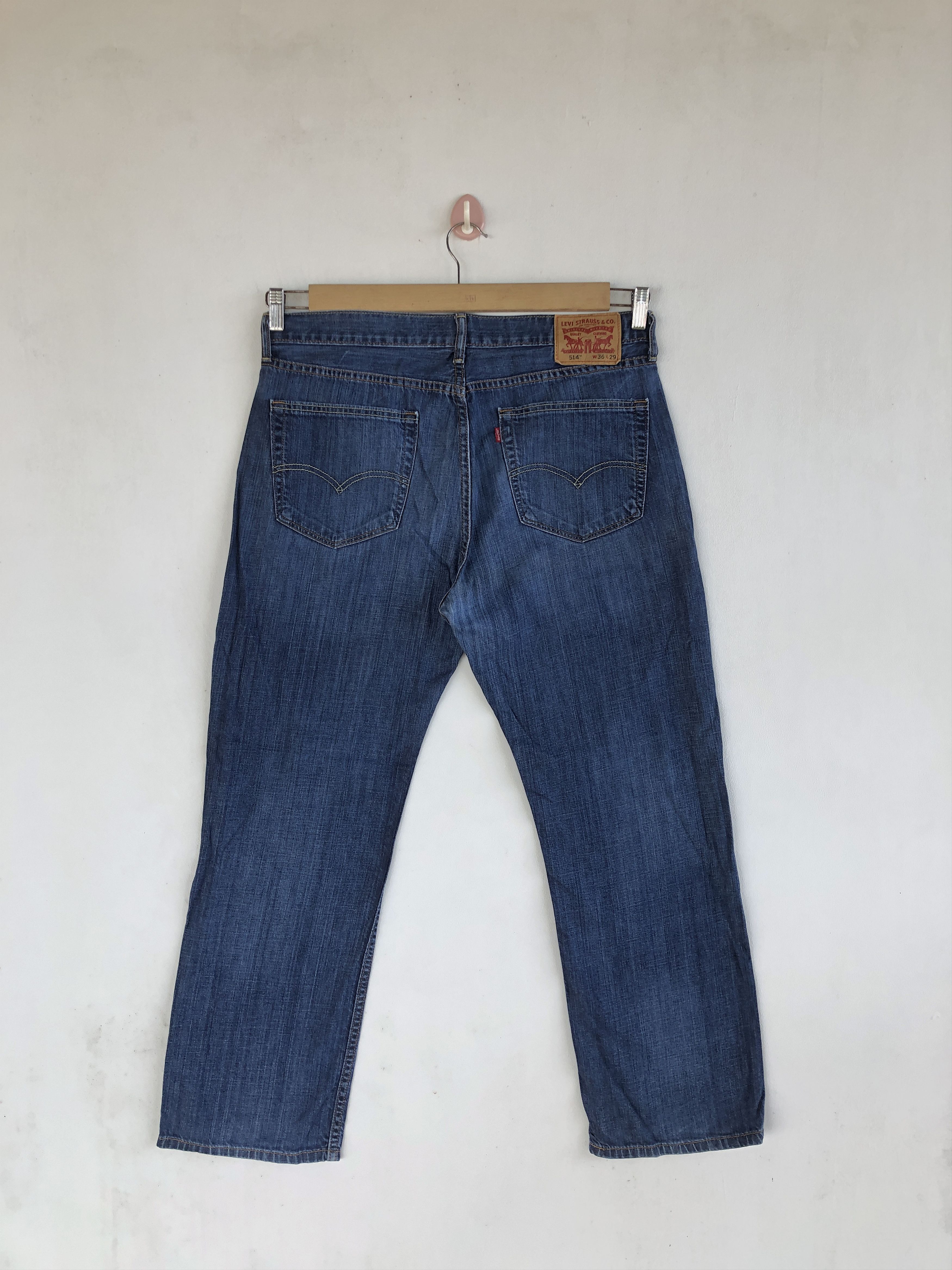 Levi's Vintage Y2K Levis 514 Jeans Faded Levis Light Wash Denim Size US 34 / EU 50 - 2 Thumbnail