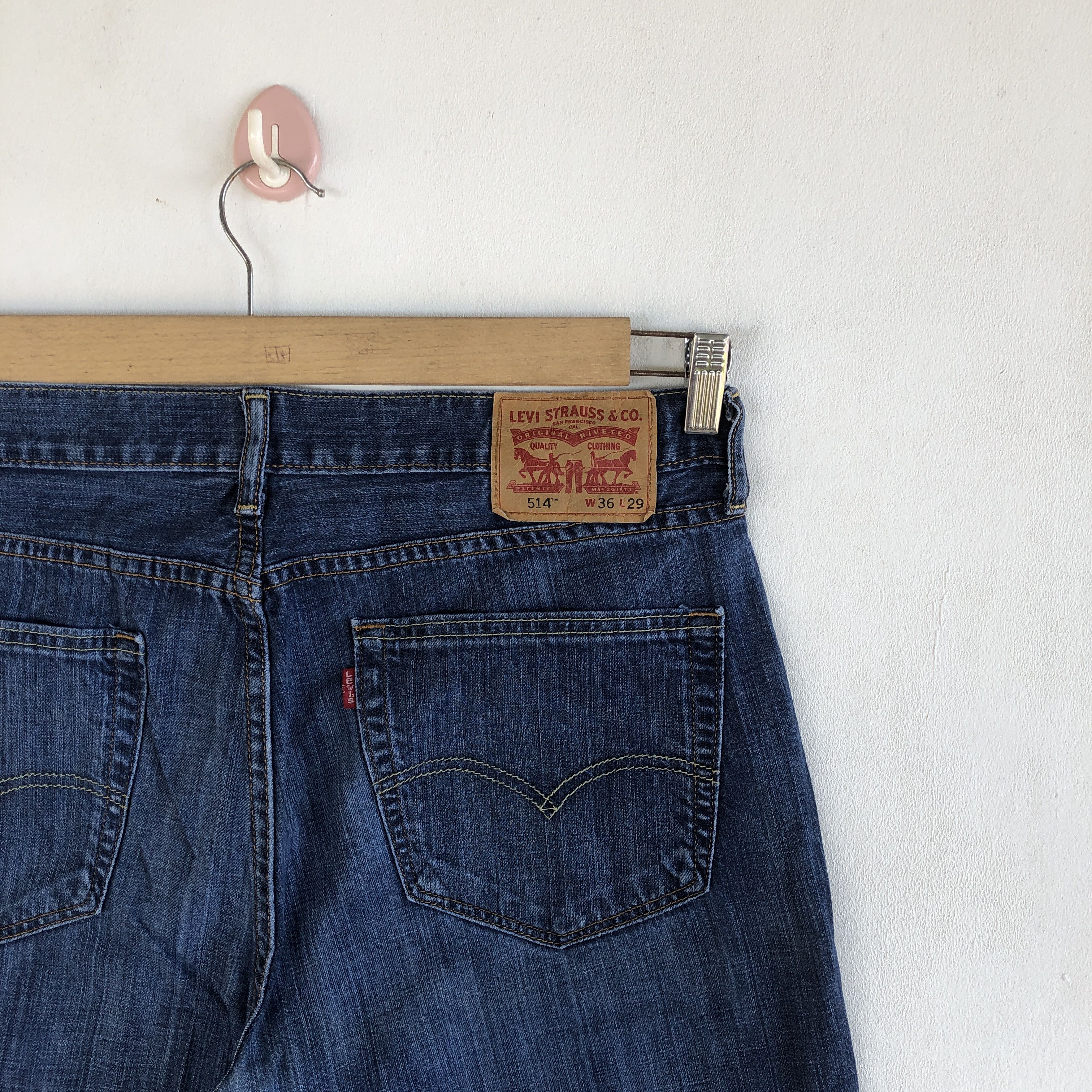 Levi's Vintage Y2K Levis 514 Jeans Faded Levis Light Wash Denim Size US 34 / EU 50 - 7 Thumbnail