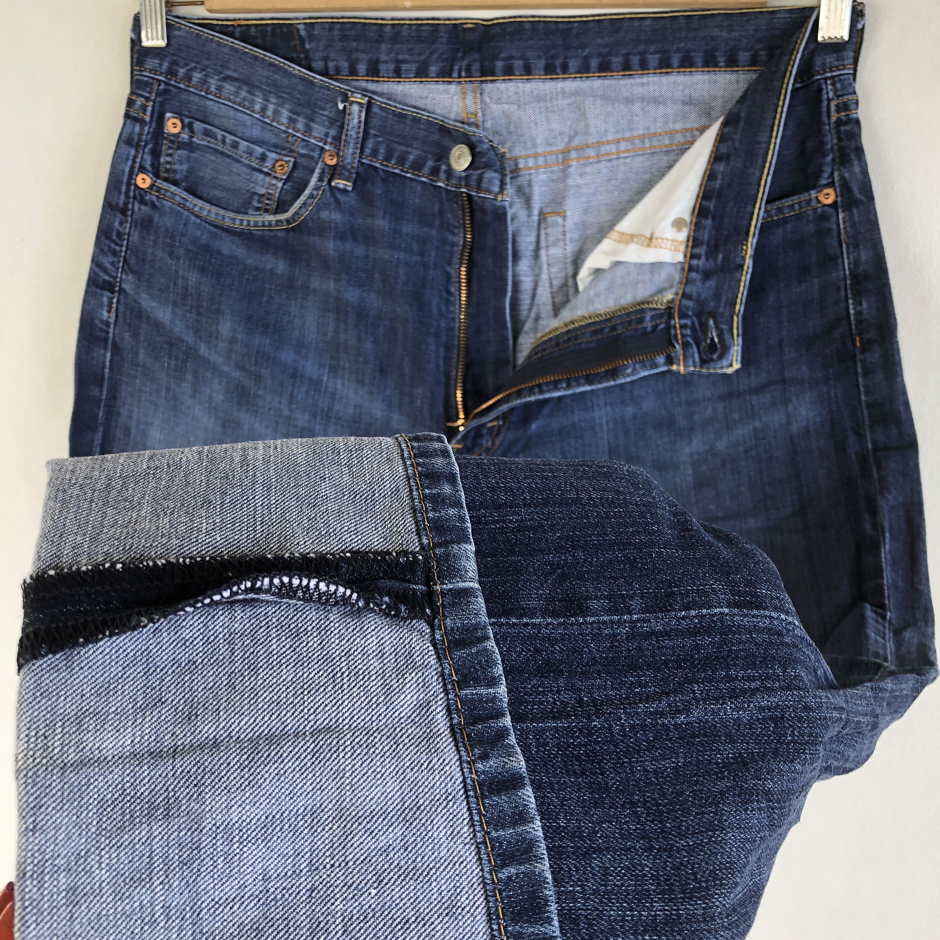 Levi's Vintage Y2K Levis 514 Jeans Faded Levis Light Wash Denim Size US 34 / EU 50 - 10 Thumbnail