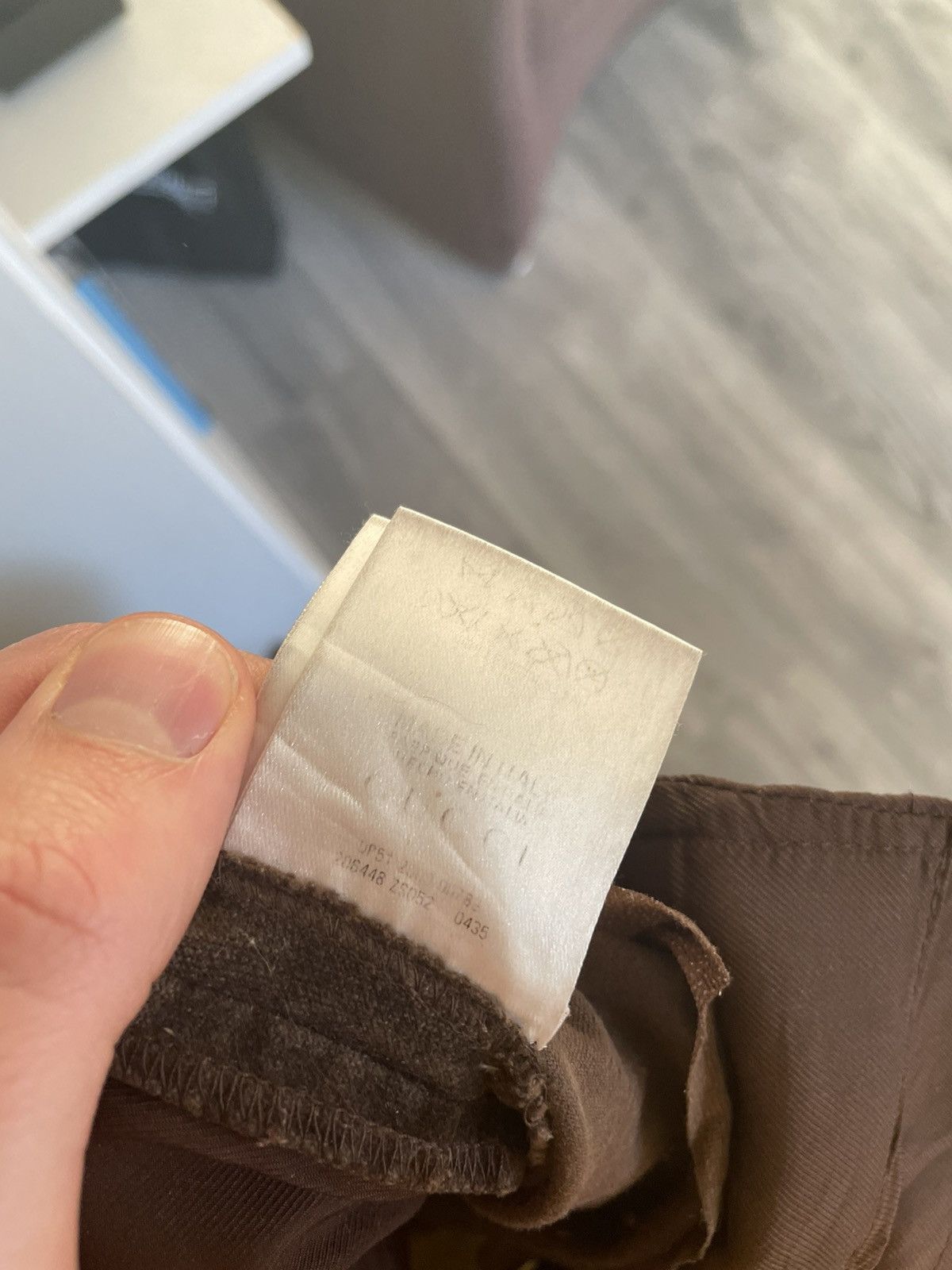 Gucci Brown Velvet Velours Pants with Suede Details Size US 28 / EU 44 - 8 Thumbnail