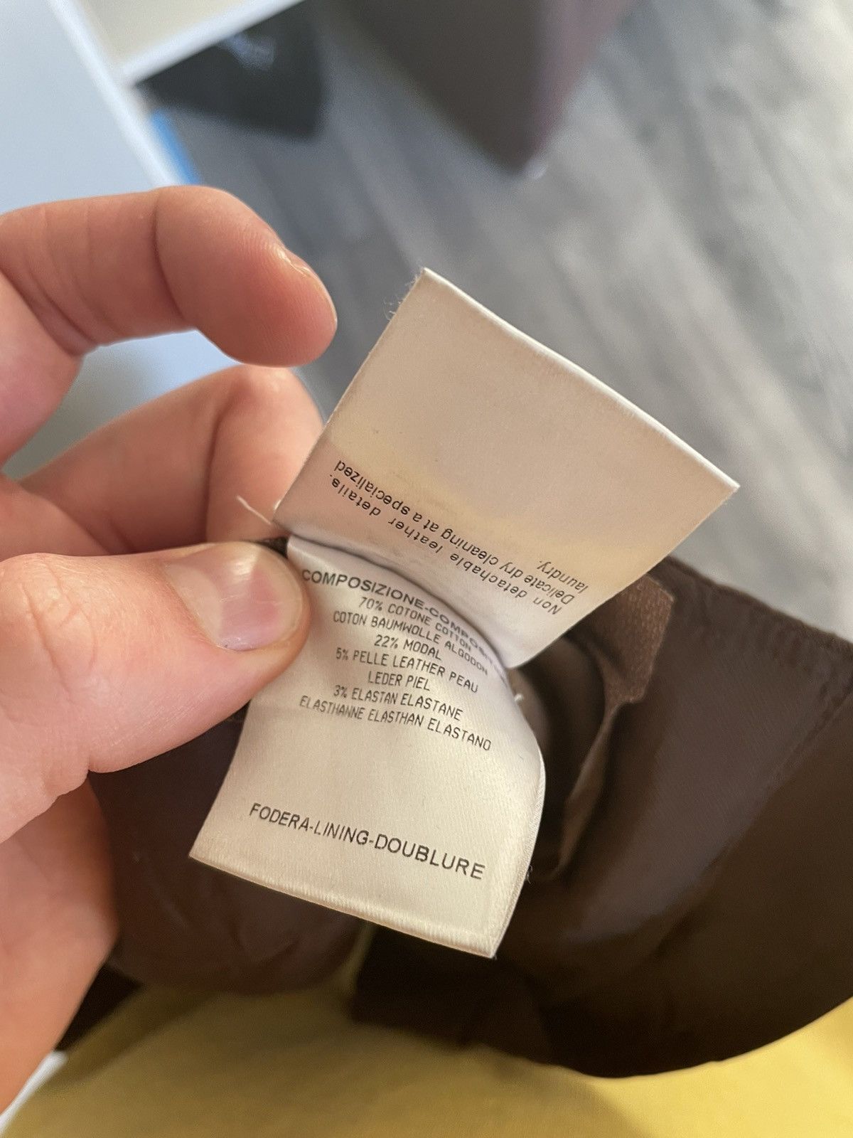 Gucci Brown Velvet Velours Pants with Suede Details Size US 28 / EU 44 - 9 Thumbnail