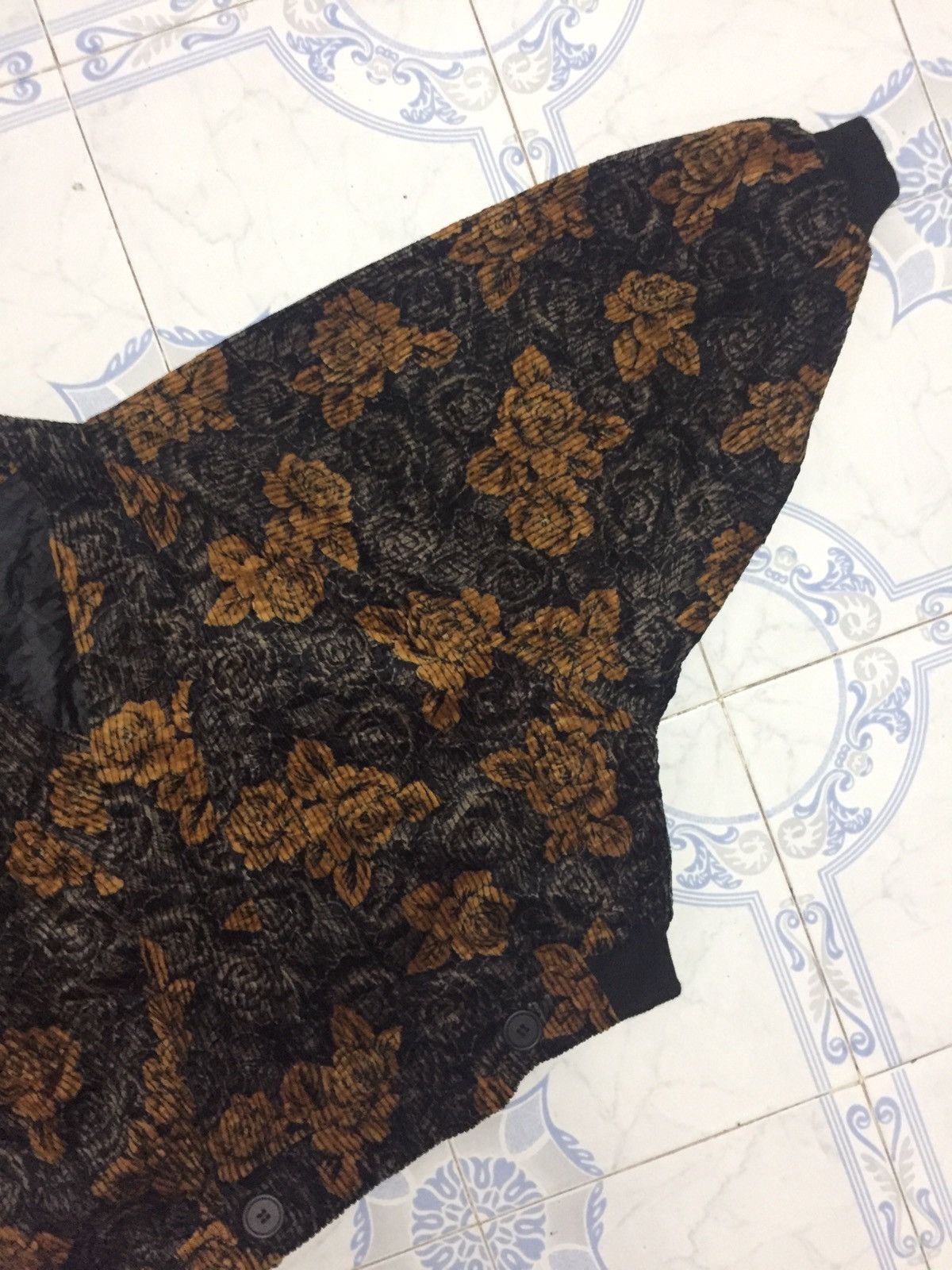 Japanese Brand Fullprint Flowers Cardigan Kimono MADE IN JAPAN Size US S / EU 44-46 / 1 - 2 Thumbnail