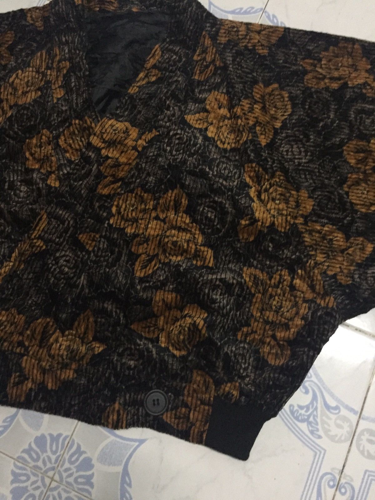 Japanese Brand Fullprint Flowers Cardigan Kimono MADE IN JAPAN Size US S / EU 44-46 / 1 - 6 Thumbnail