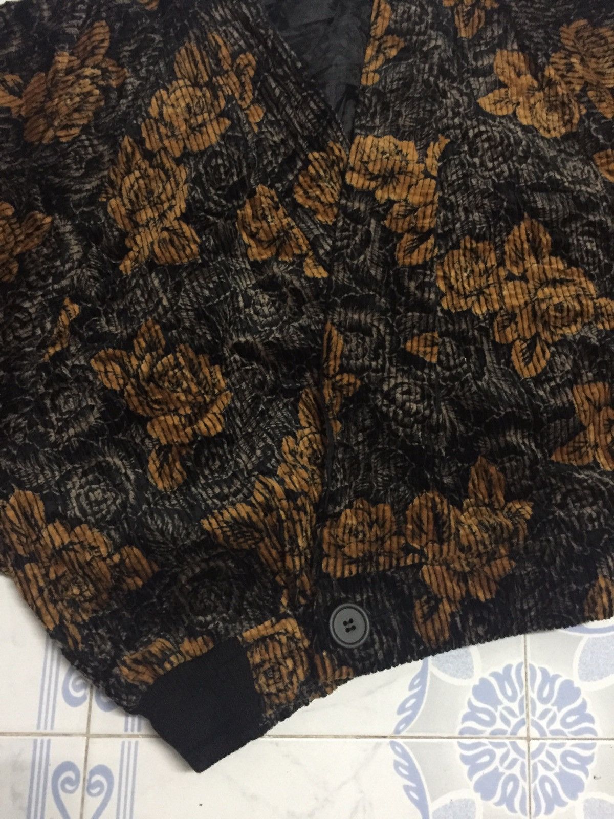 Japanese Brand Fullprint Flowers Cardigan Kimono MADE IN JAPAN Size US S / EU 44-46 / 1 - 5 Thumbnail
