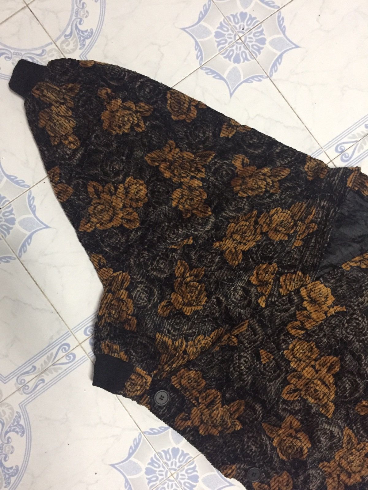 Japanese Brand Fullprint Flowers Cardigan Kimono MADE IN JAPAN Size US S / EU 44-46 / 1 - 3 Thumbnail