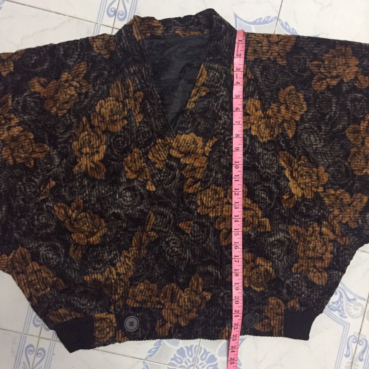 Japanese Brand Fullprint Flowers Cardigan Kimono MADE IN JAPAN Size US S / EU 44-46 / 1 - 17 Thumbnail