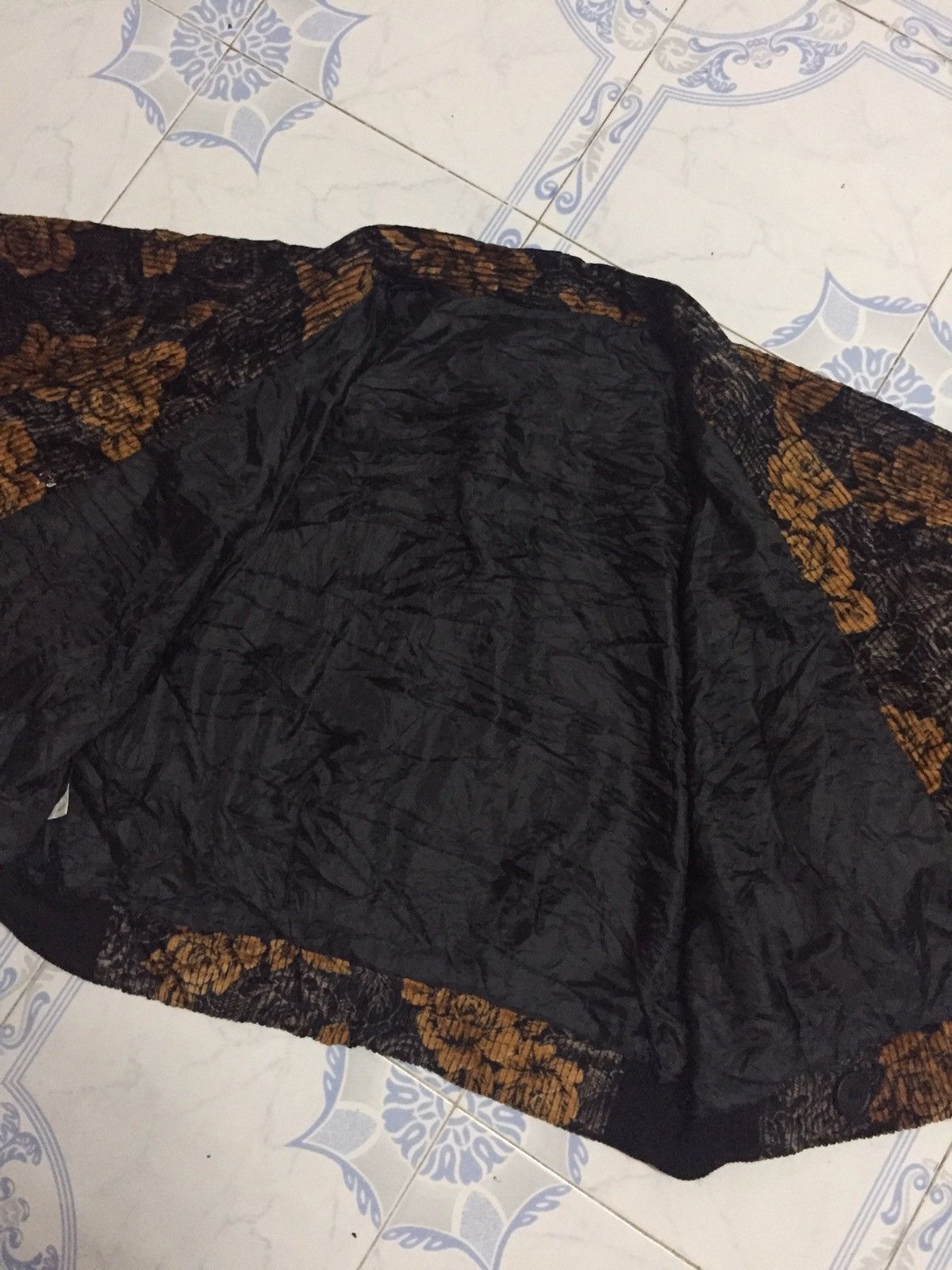Japanese Brand Fullprint Flowers Cardigan Kimono MADE IN JAPAN Size US S / EU 44-46 / 1 - 13 Thumbnail